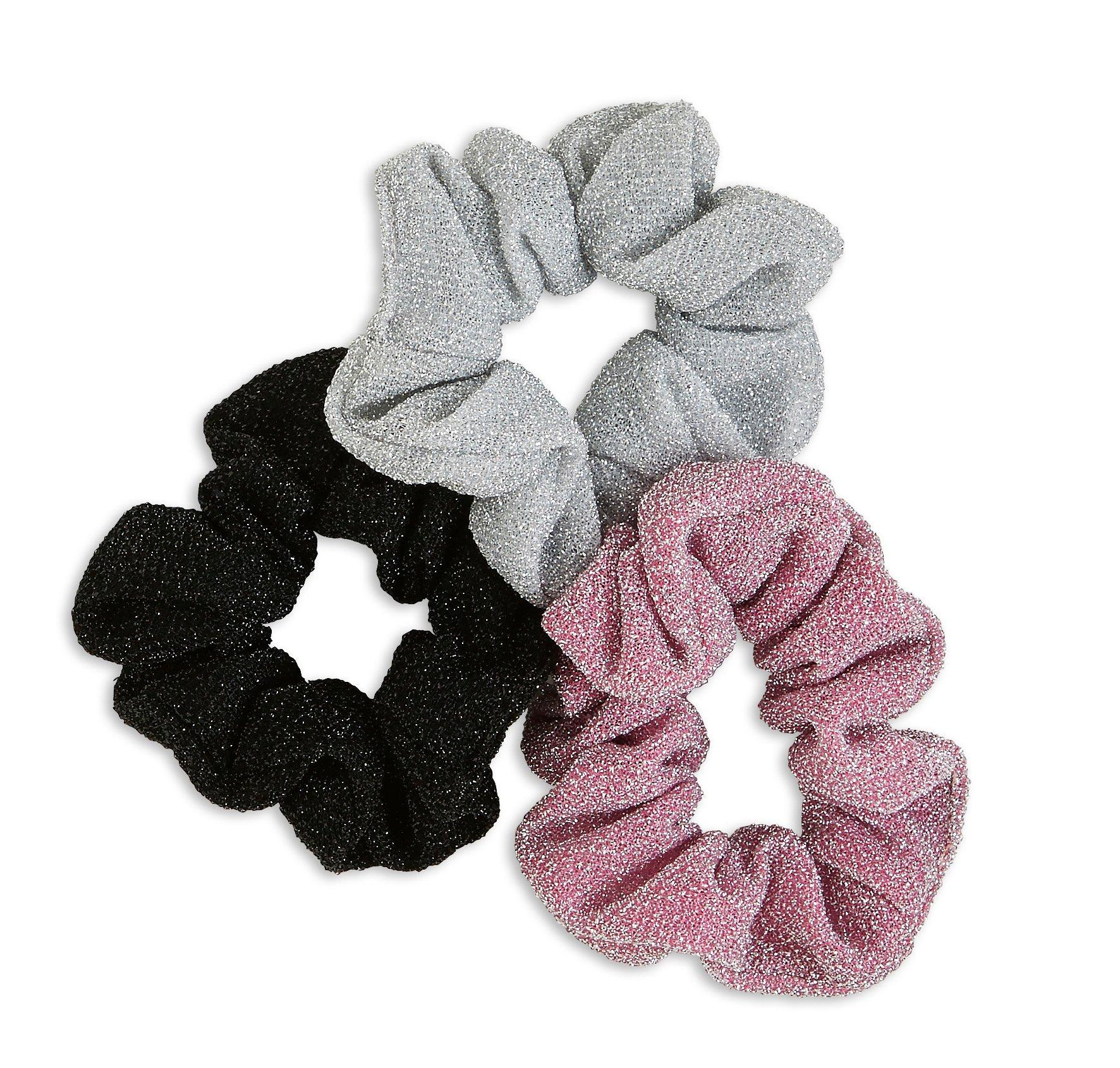 3-pack hårband med glitter