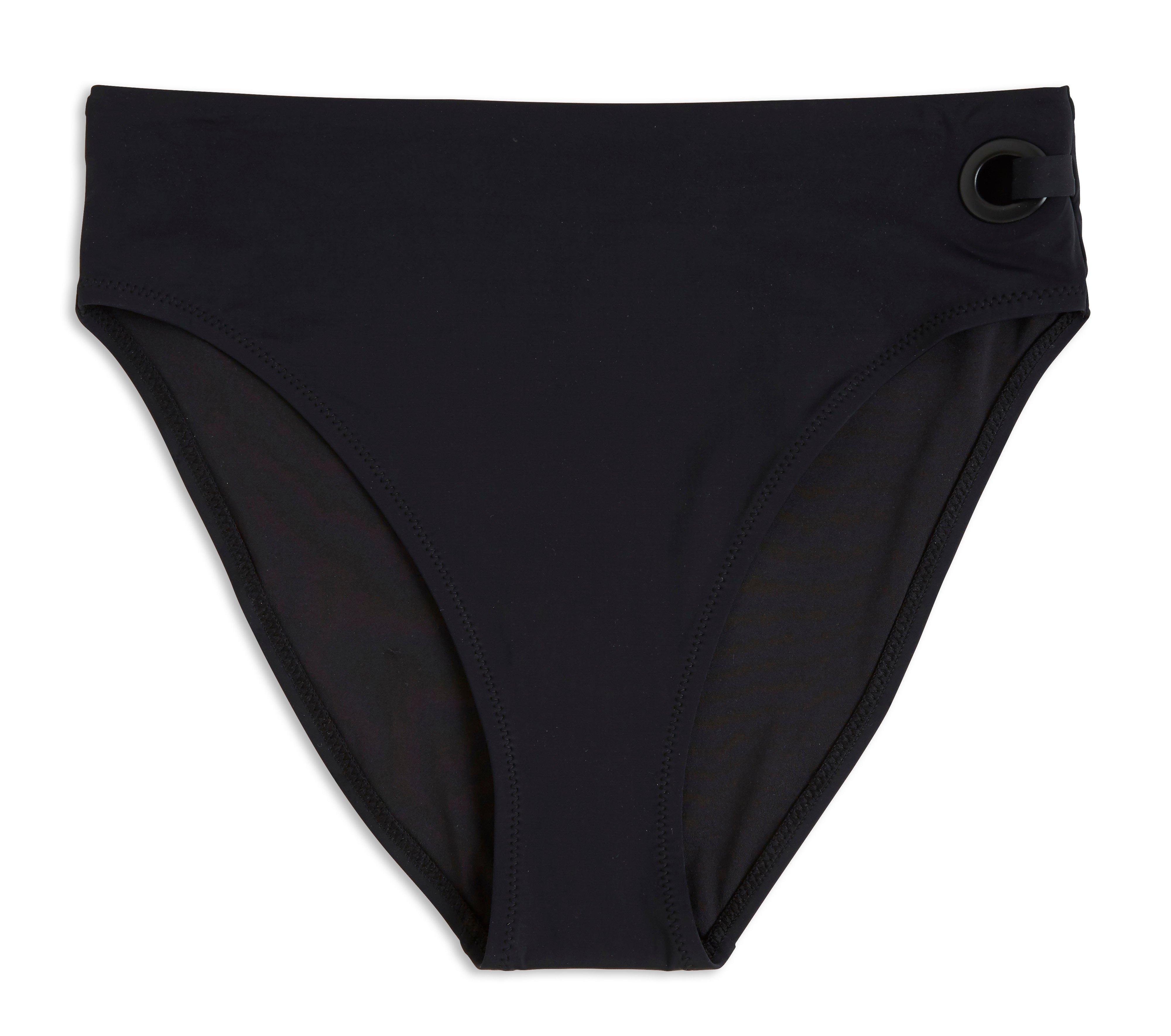 Bikini med høyt liv - Undertøy - Svart