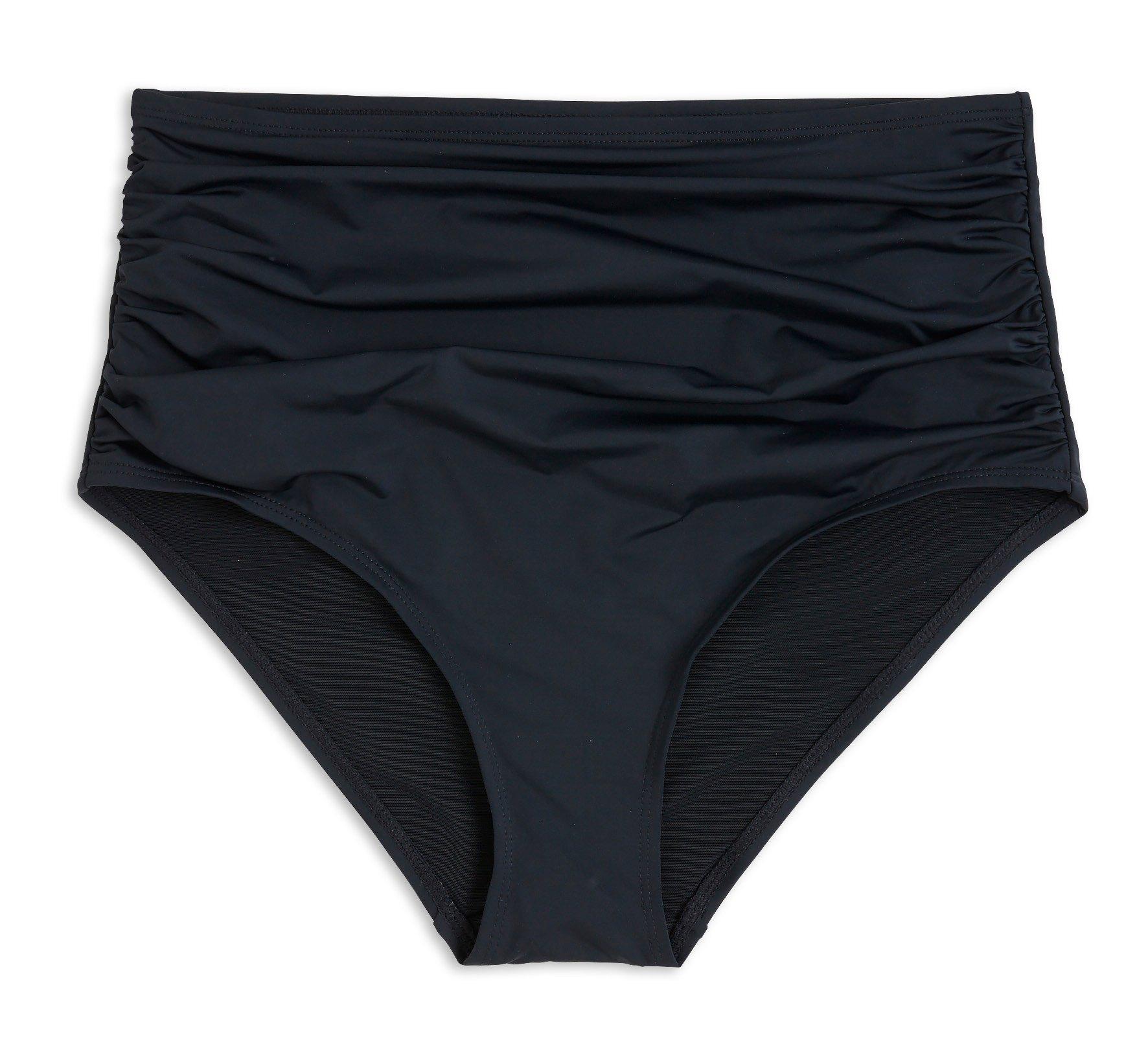 Bikini s vysokým pasem - Spodní prádlo - Černá