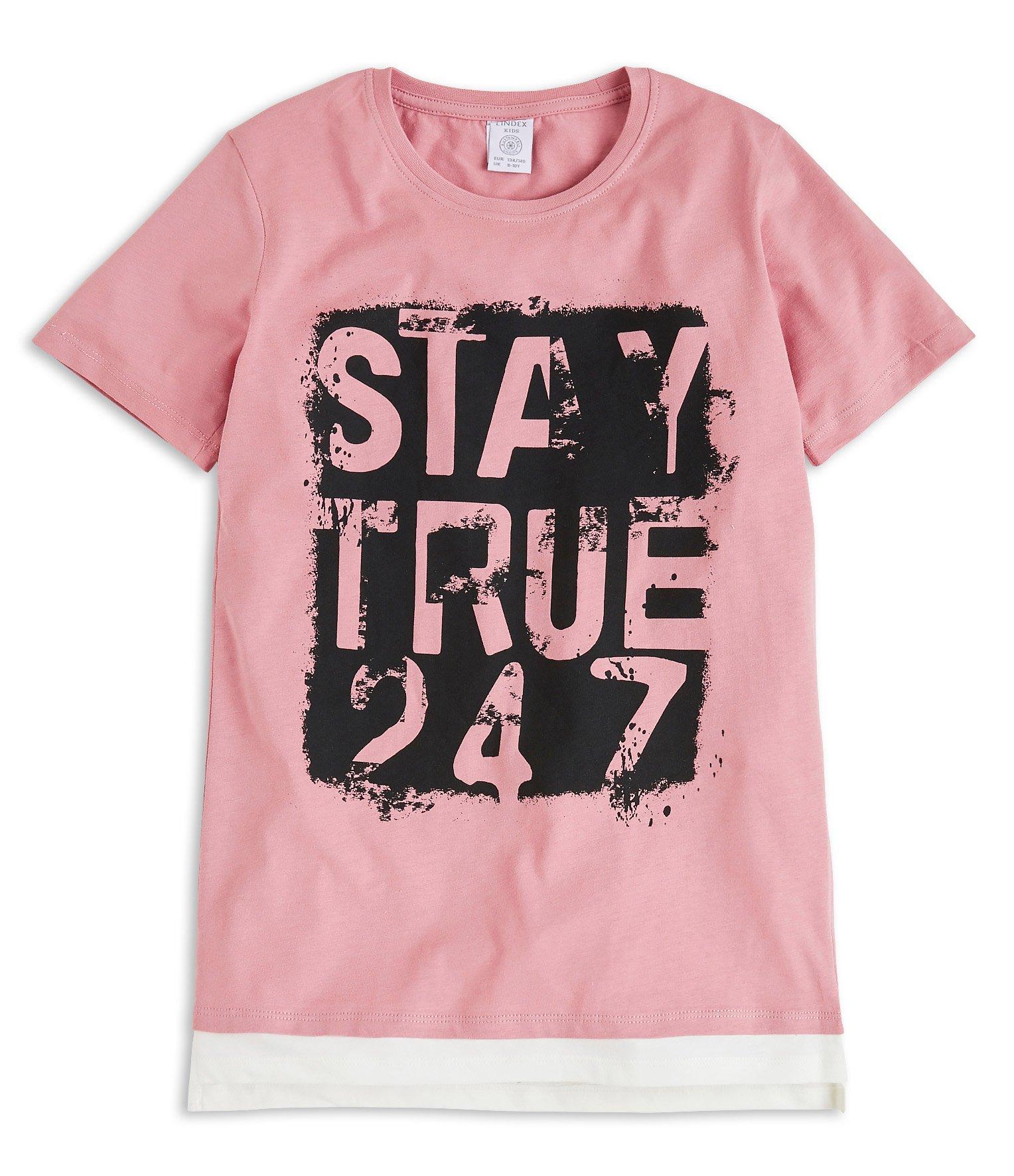 T-paita, kerroksittainen helma