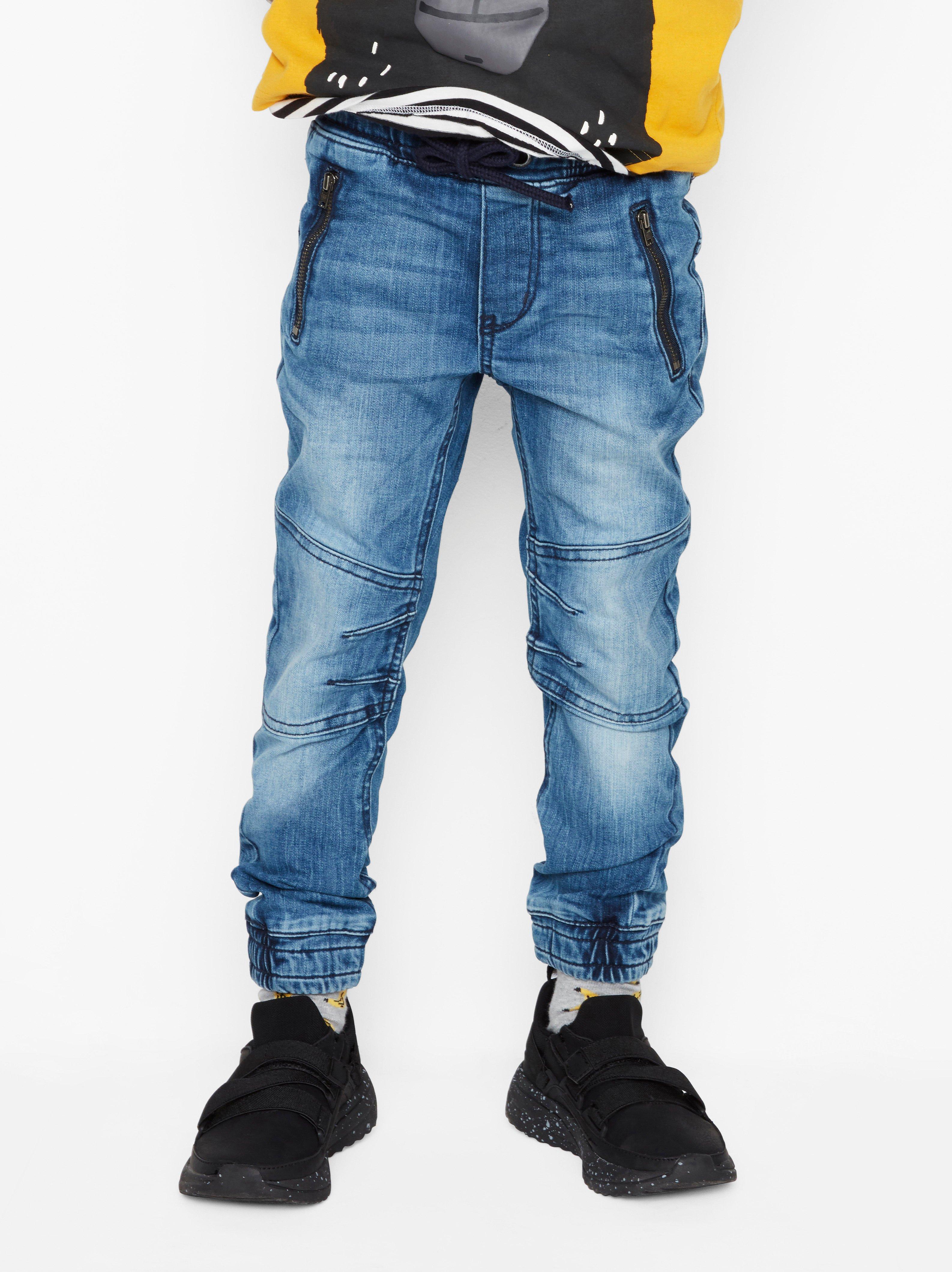 denim shirt with joggers