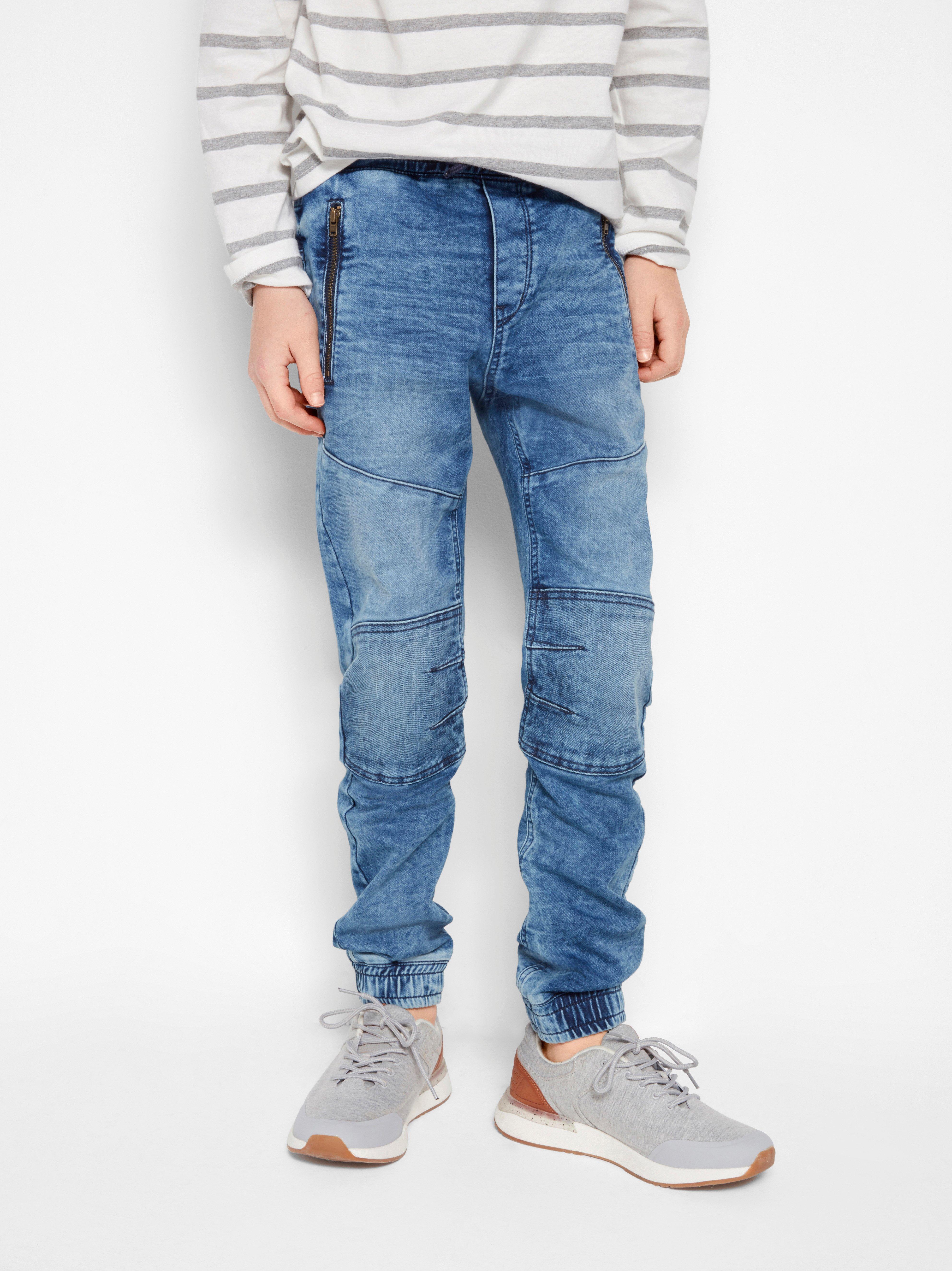 super soft denim joggers