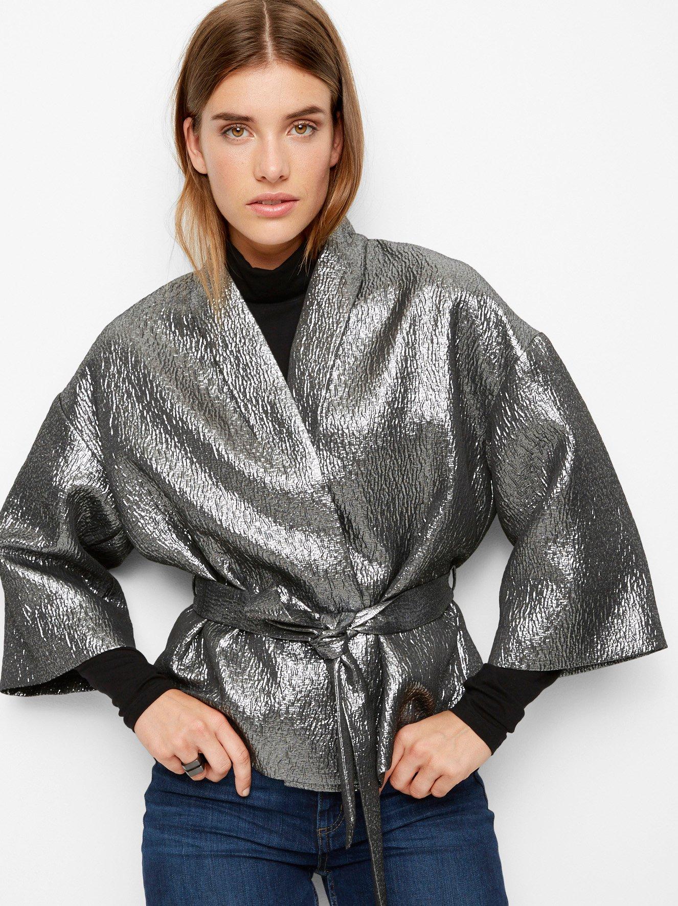Shiny Kimono Jacket