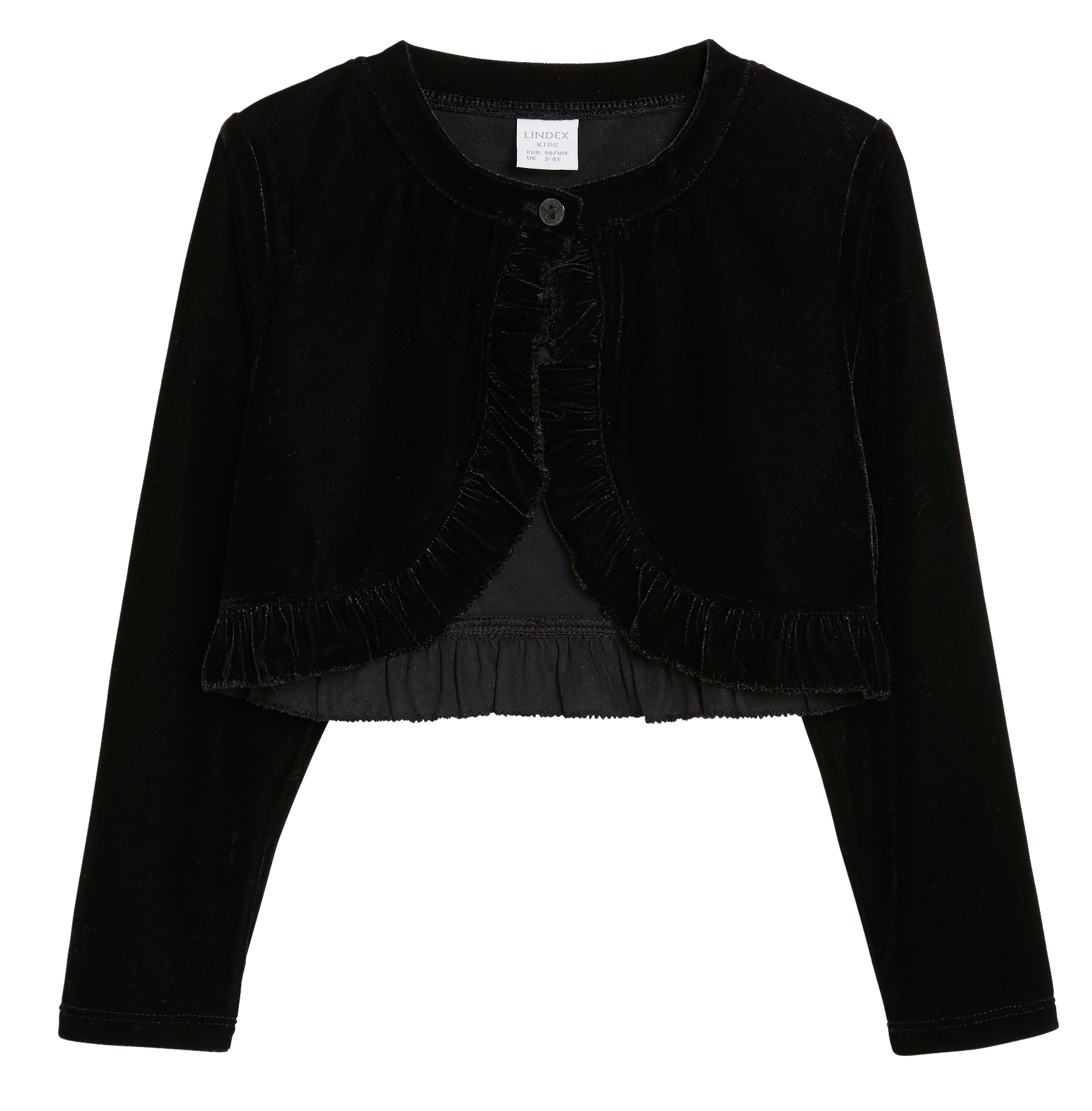 Black 2025 velvet bolero