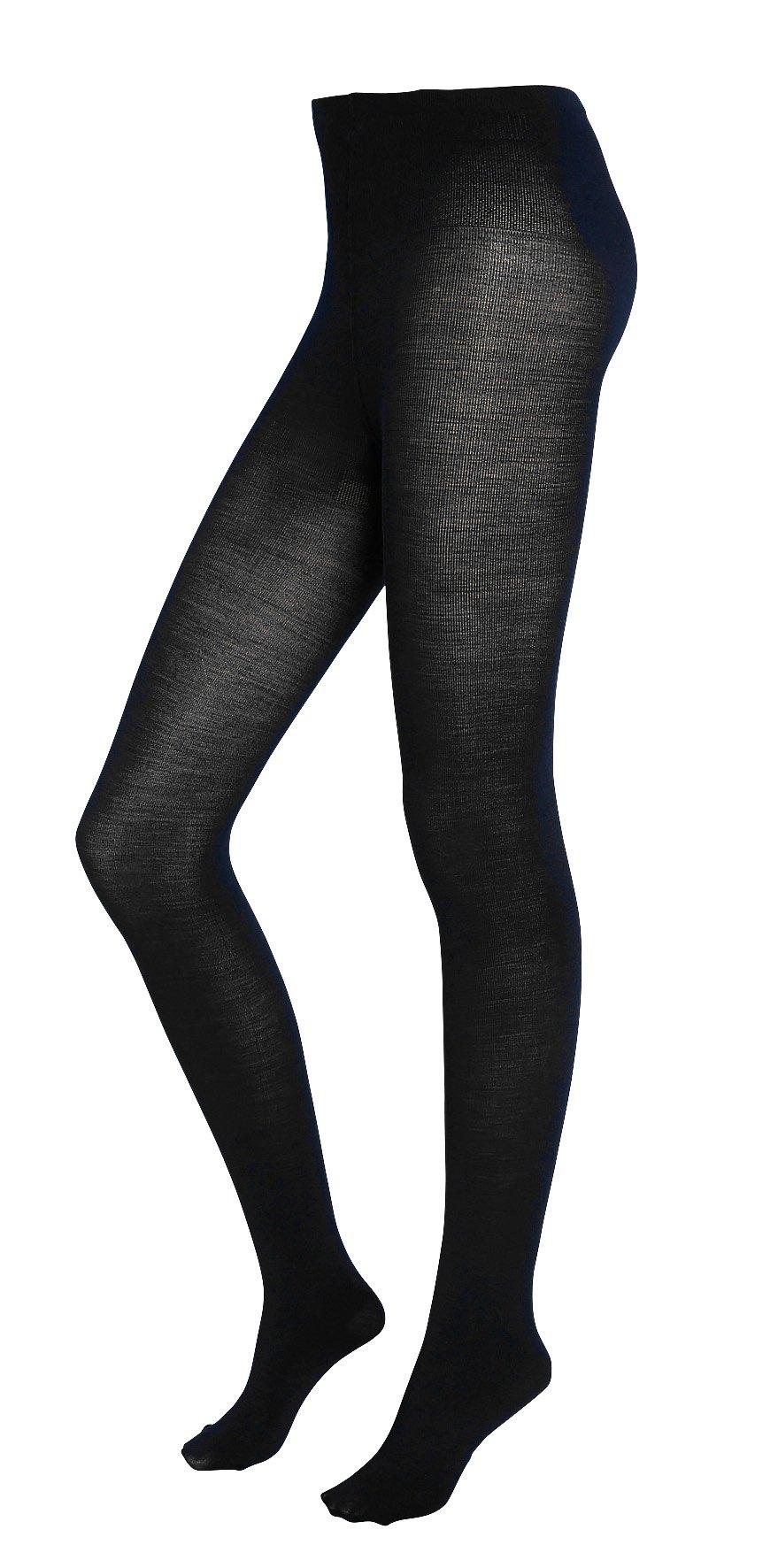 Black wool 2025 tights uk