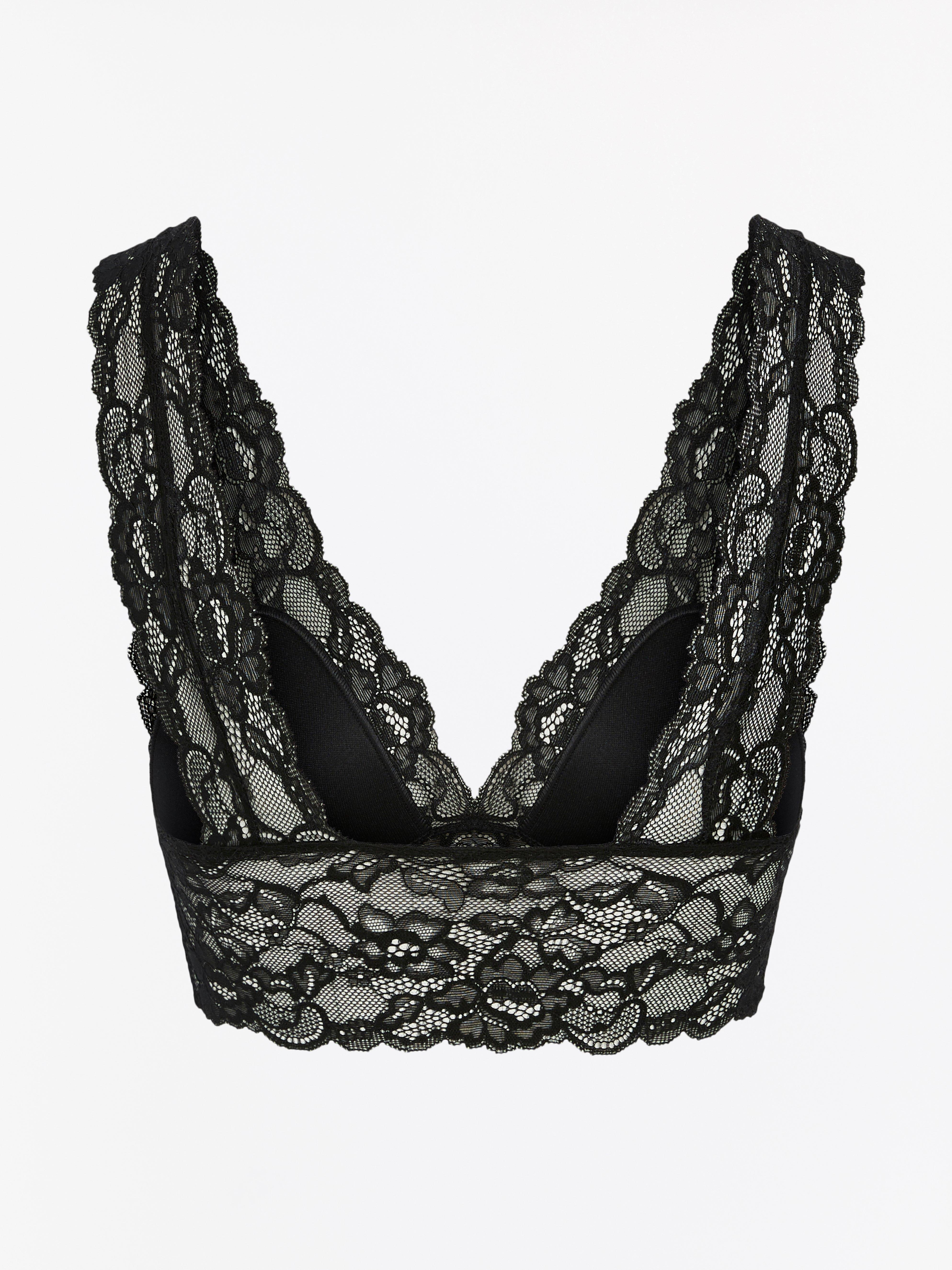 Bralette - Underkläder - Svart