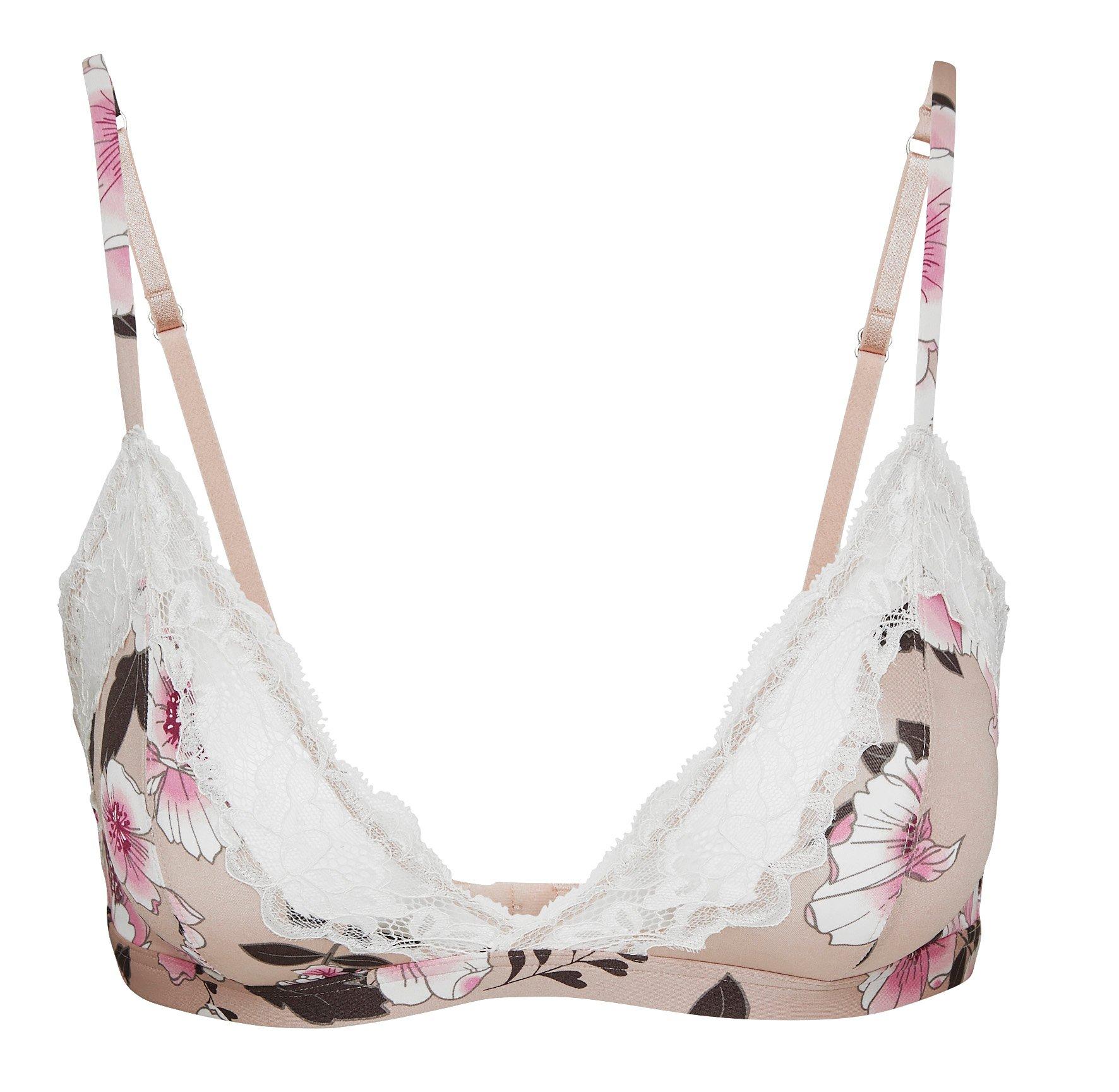 Rintaliivit ilman toppauksia (bralette) - Alusvaatteet - Pinkki