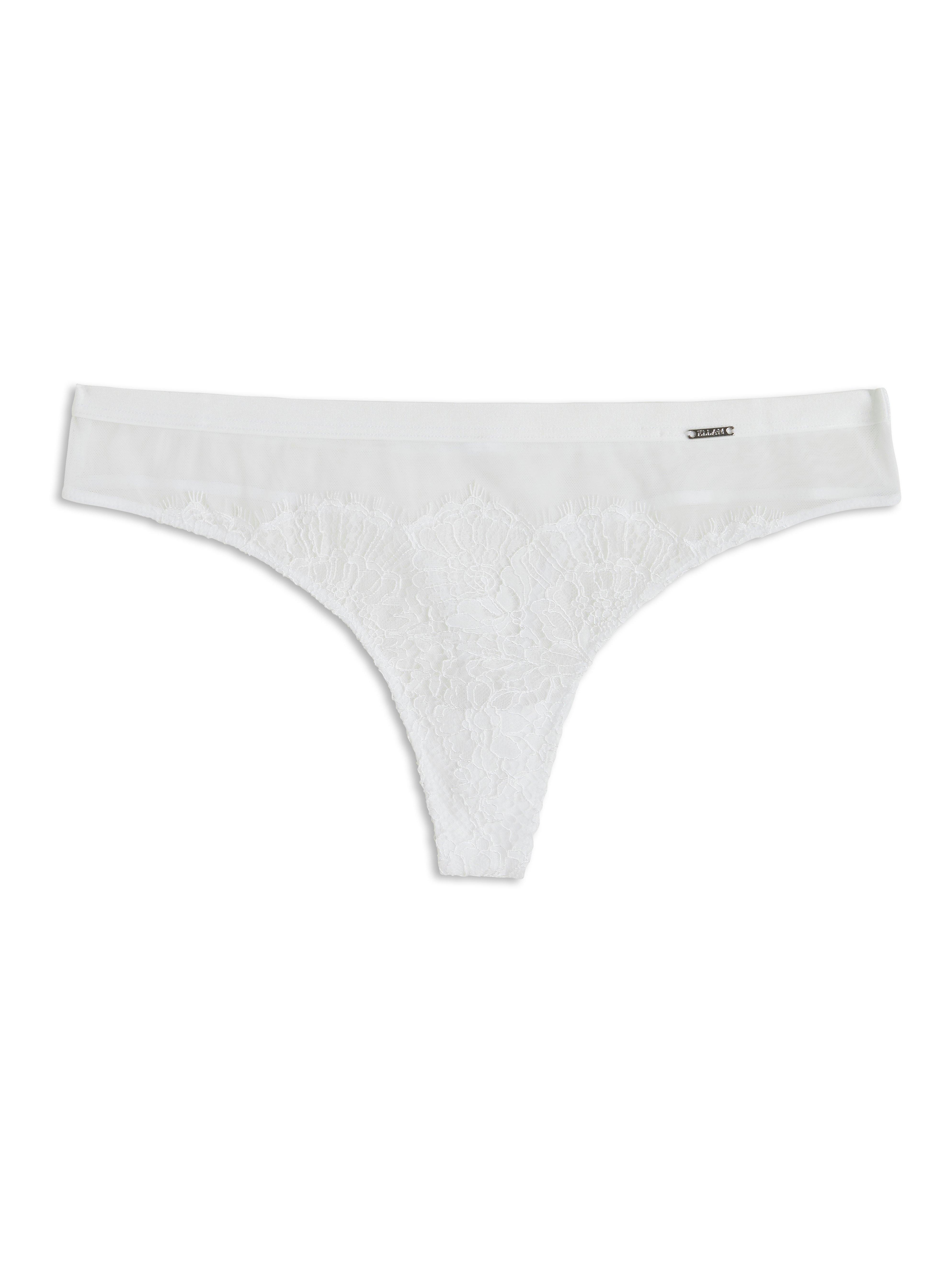 Thong Low - Lingerie - White