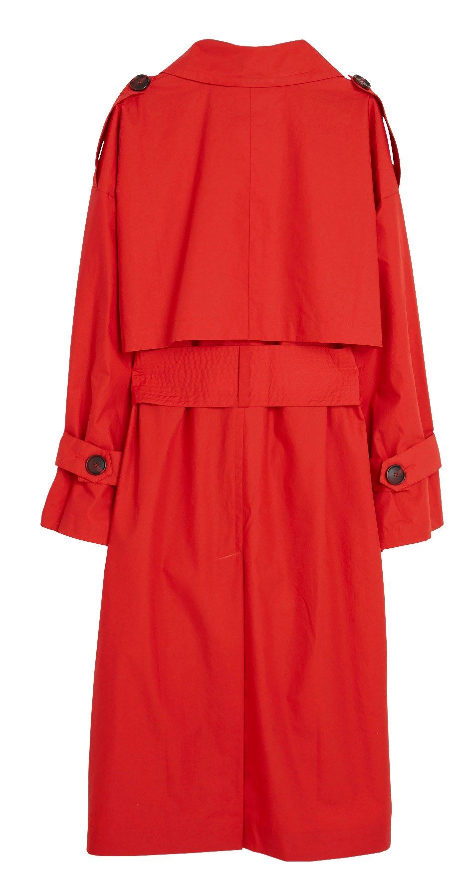 Trenchcoat - Womens Wear - Red