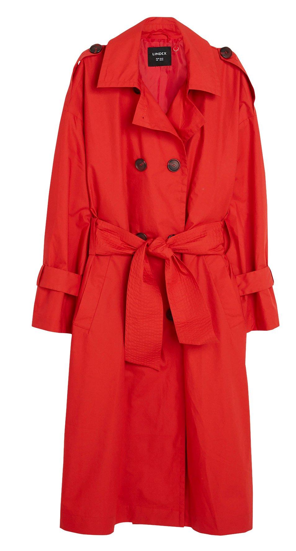 Trenchcoat - Womens Wear - Red