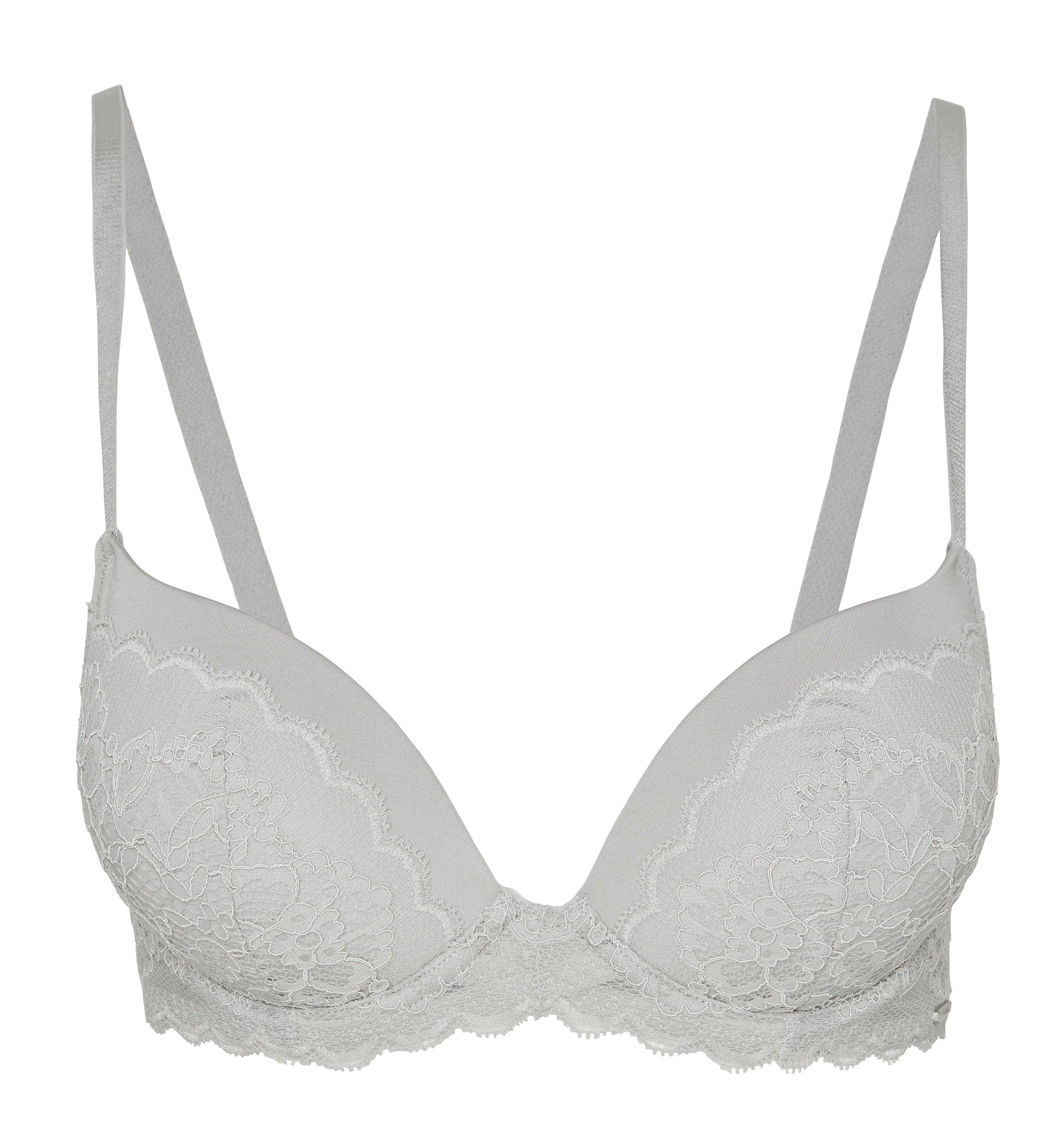 Push Up Bra - Lingerie - Grey