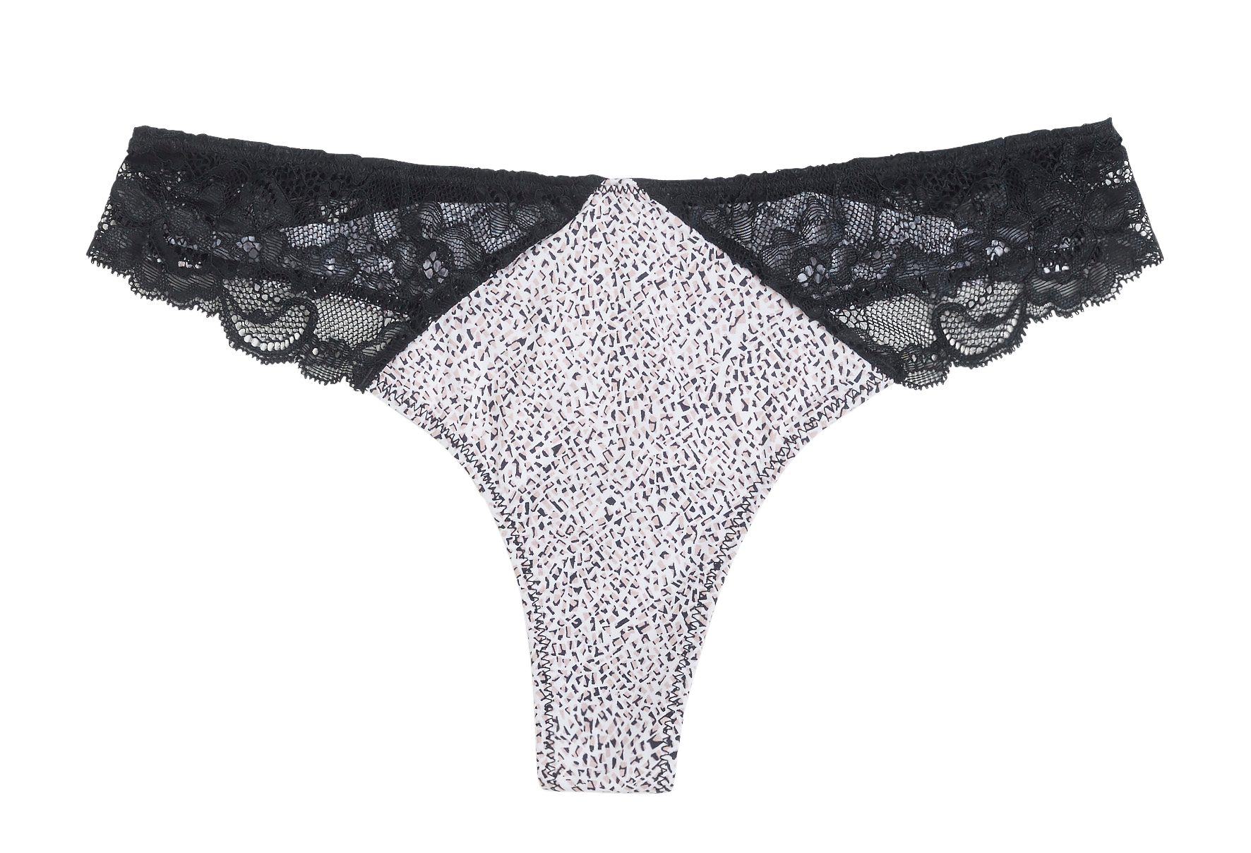 Thong Low - Lingerie - Black