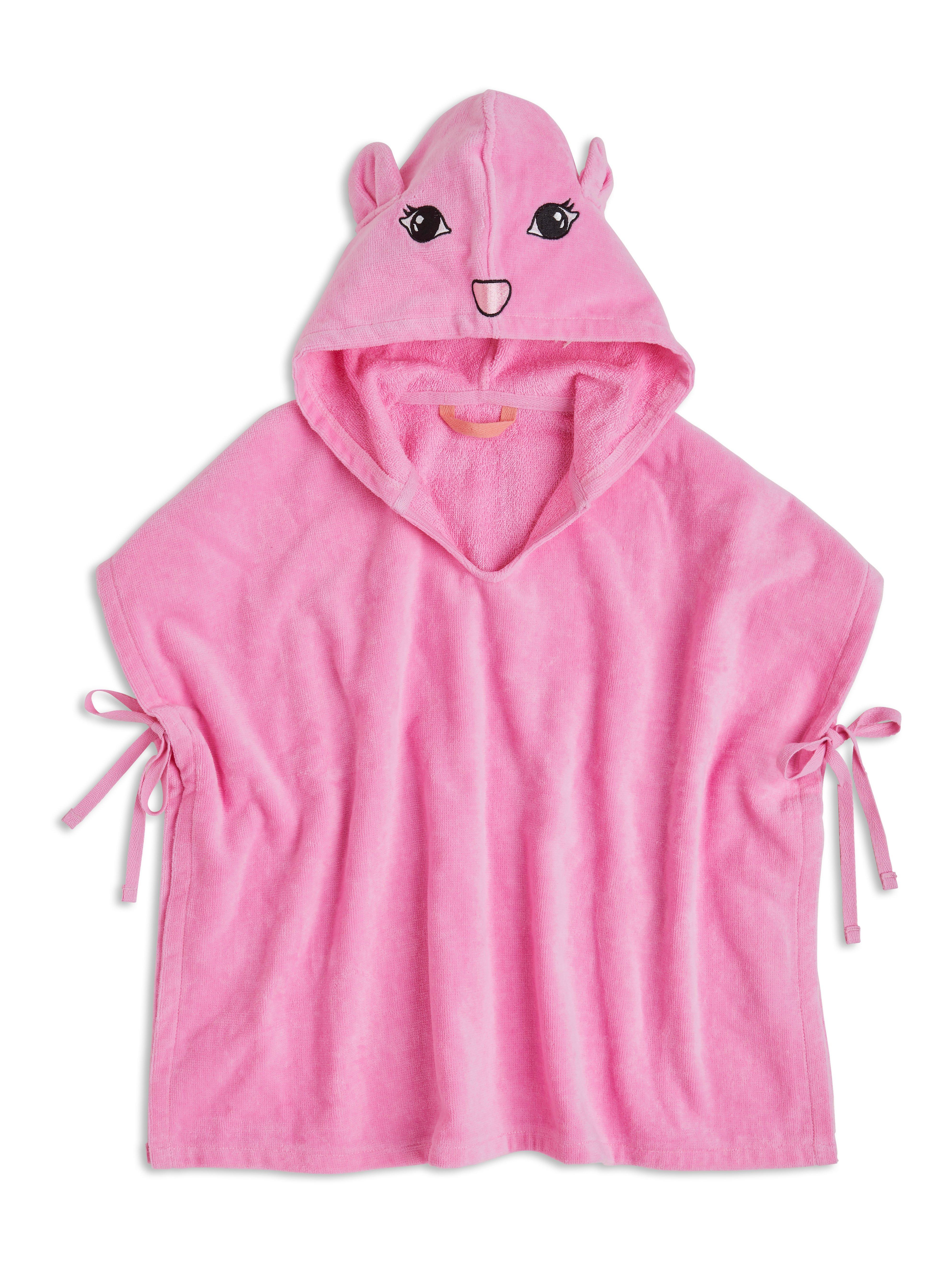 Badponcho - Barn - Rosa