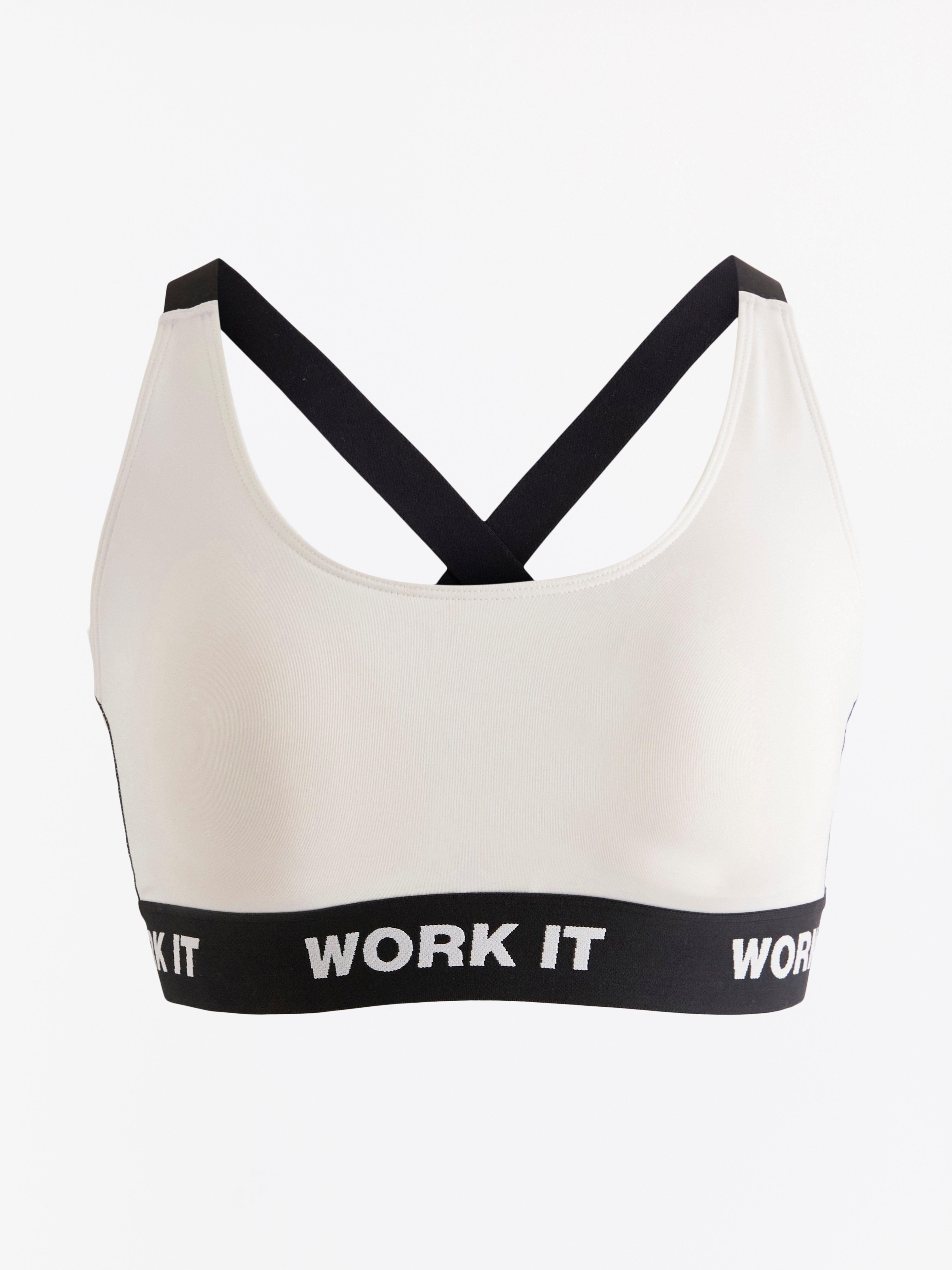 Sports-BH - Undertøy - Hvit