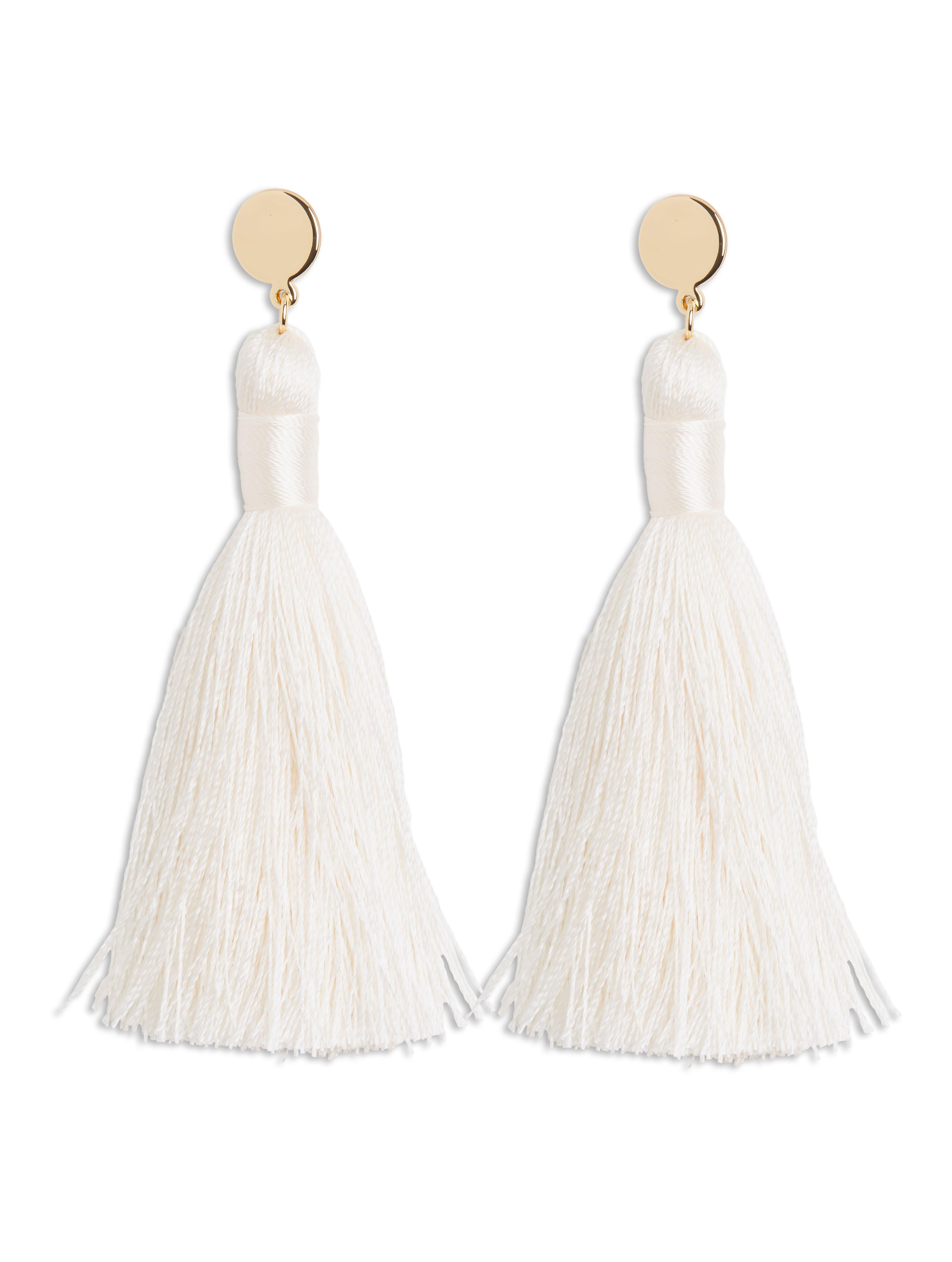 Örhängen - Dam - Vit