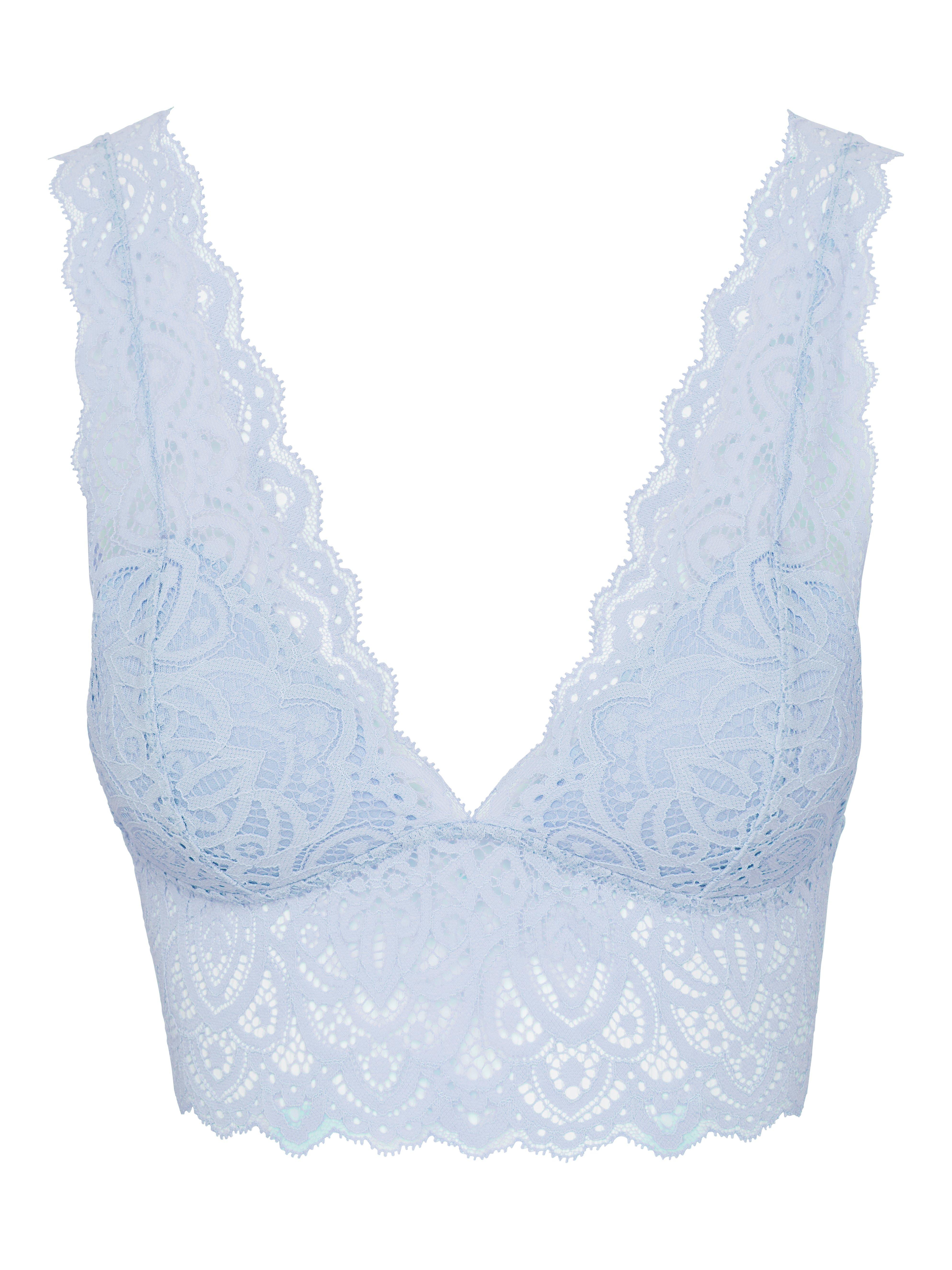 Rintaliivit ilman toppauksia (bralette) - Alusvaatteet - Sininen