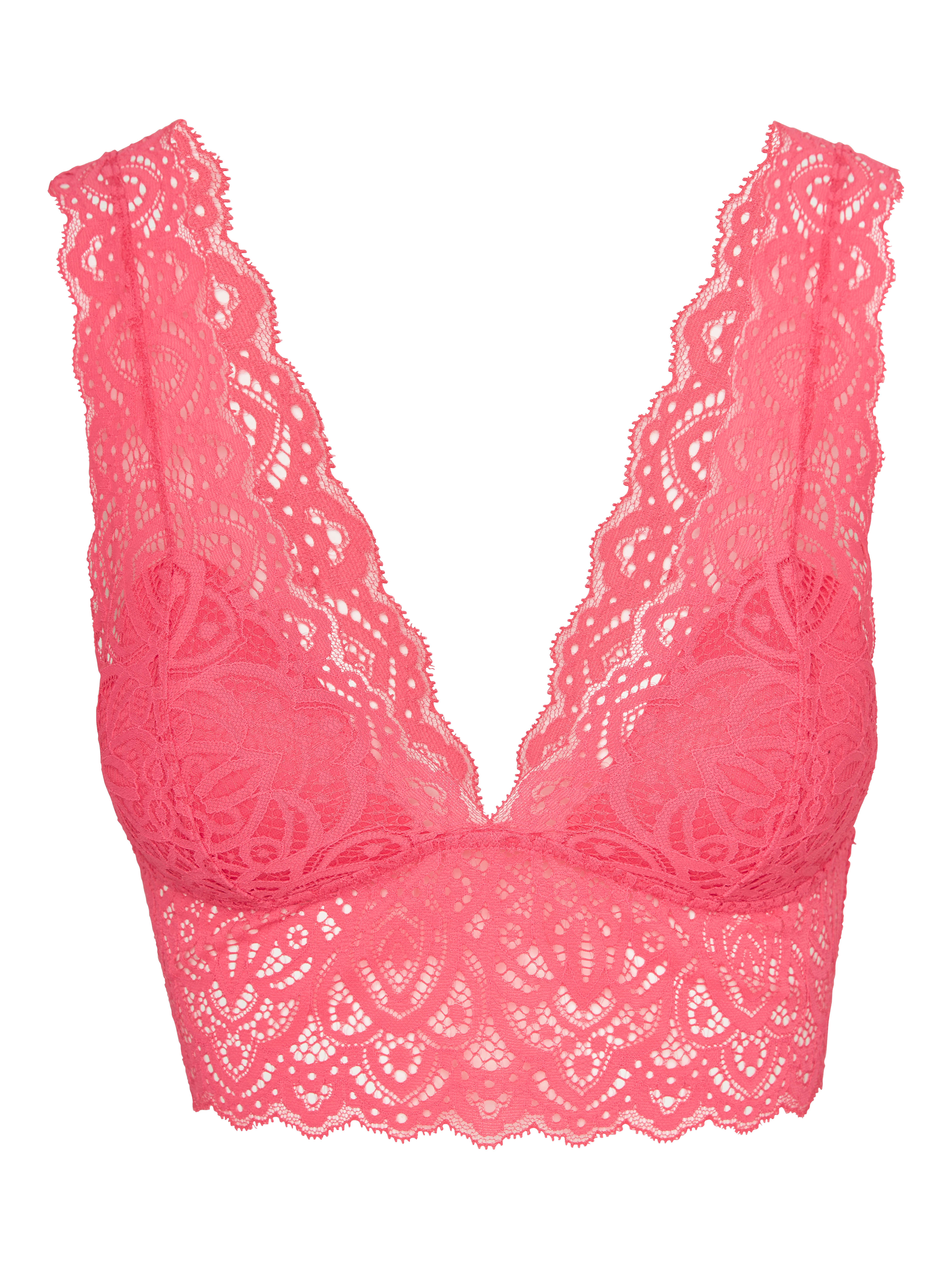 Rintaliivit ilman toppauksia (bralette) - Alusvaatteet - Koralli