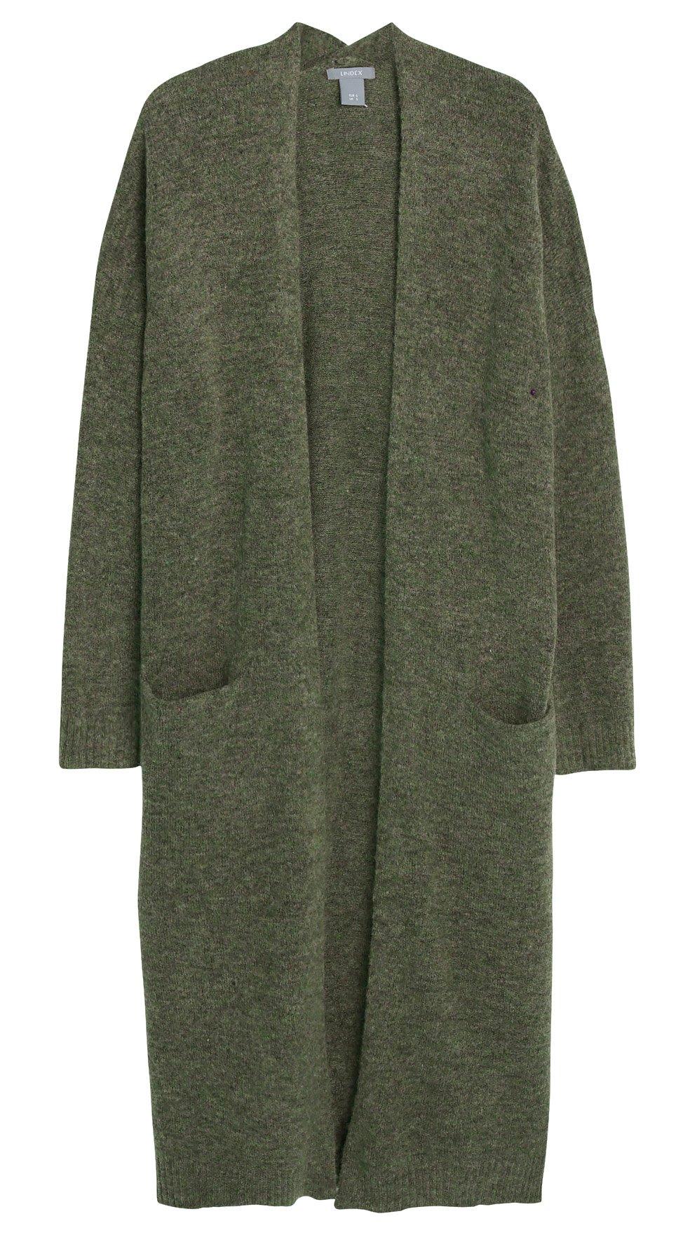 Cardigan - Dam - Grön