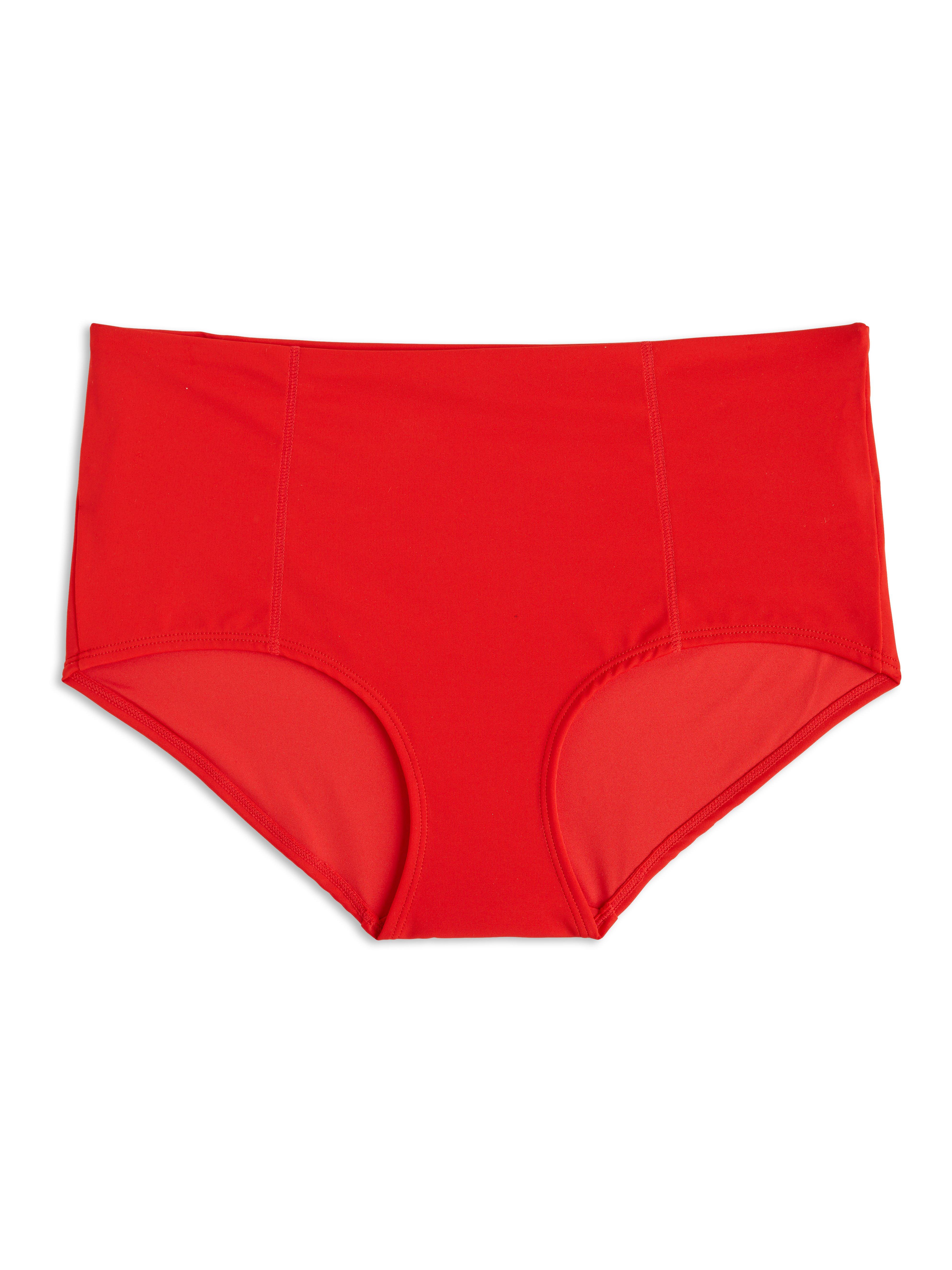 Hipster med mellomhøyt liv - Undertøy - Rød