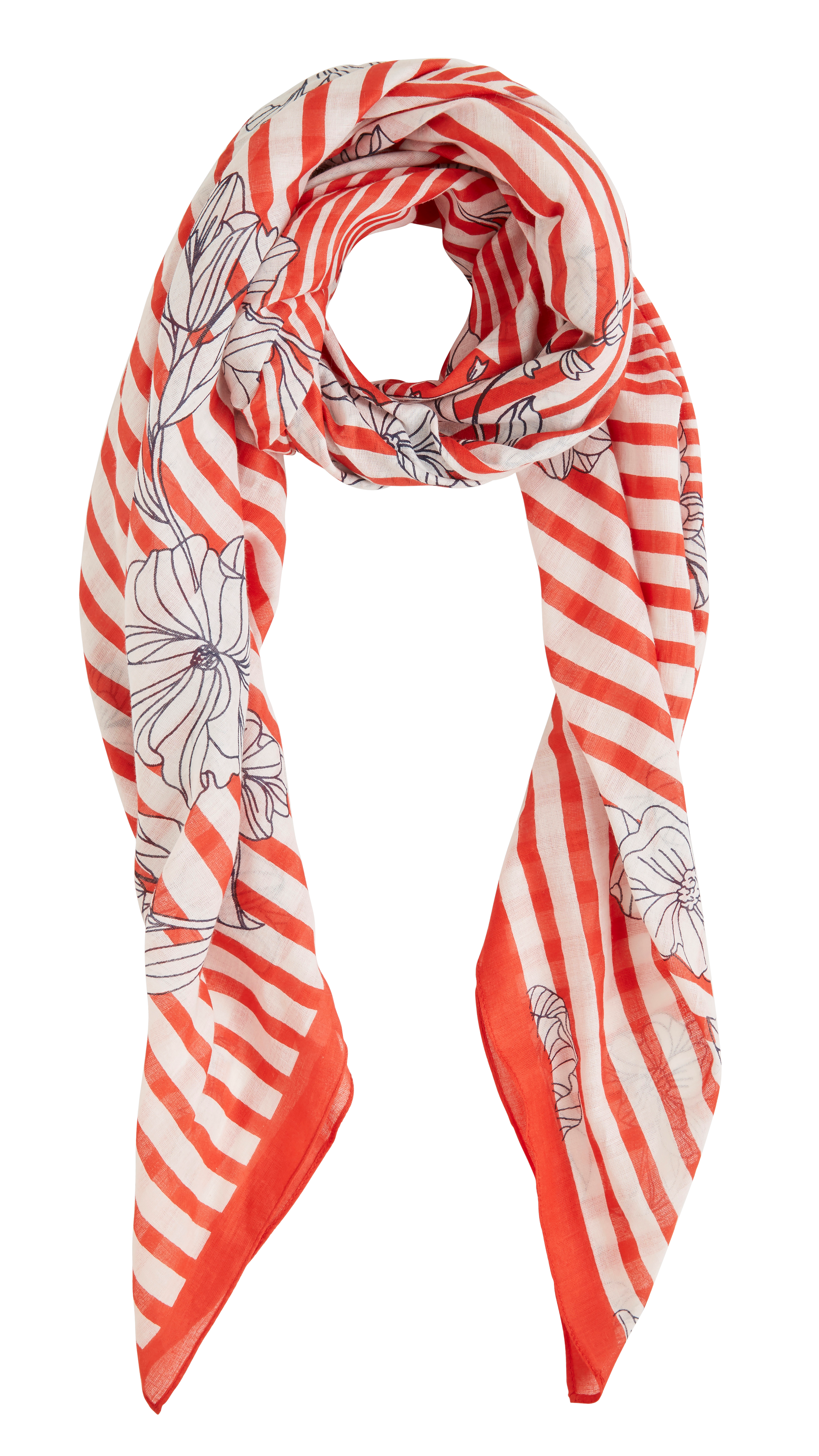 Scarf - Womens Wear - Red