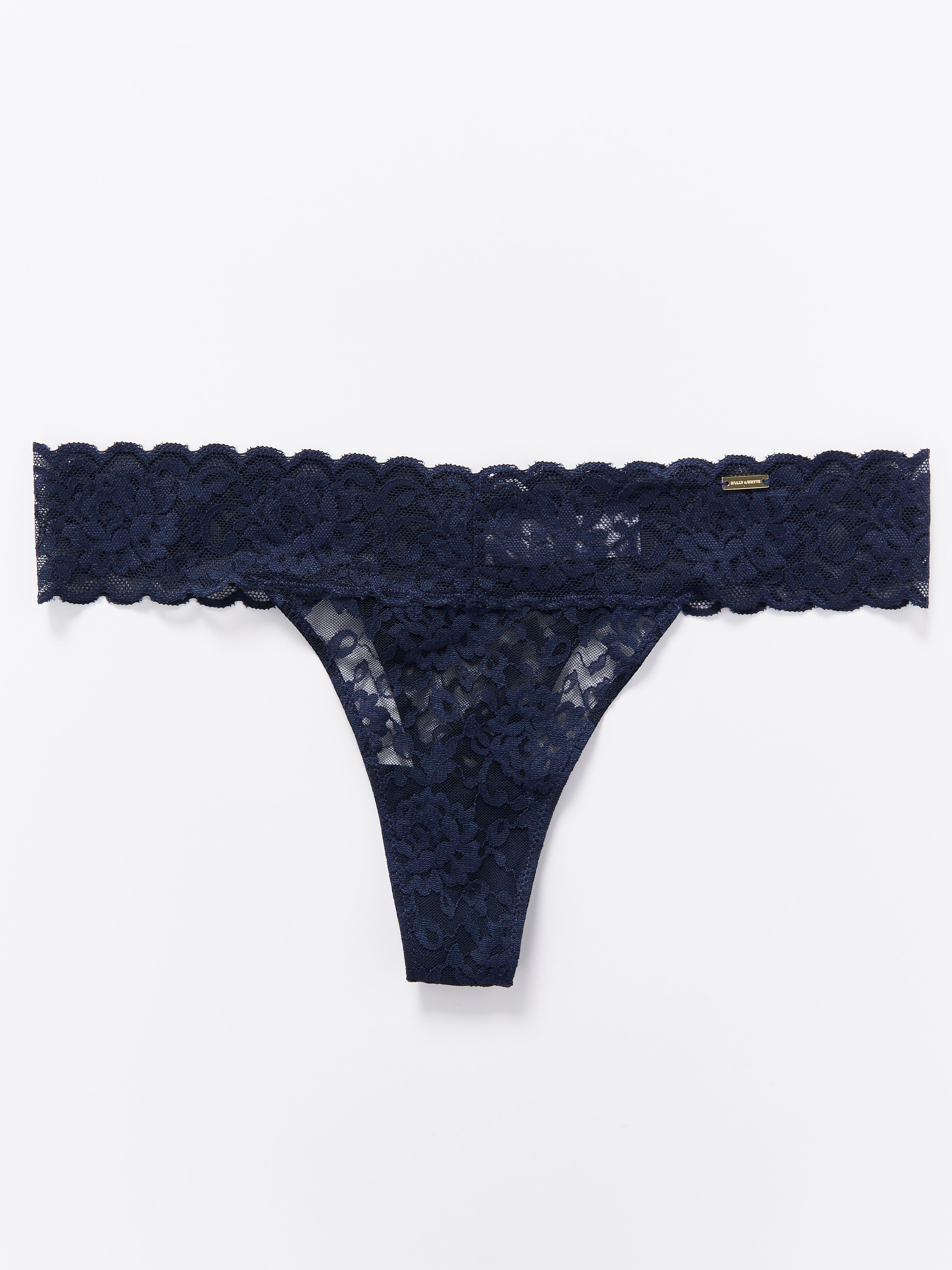 Thong Low - Lingerie - Blue