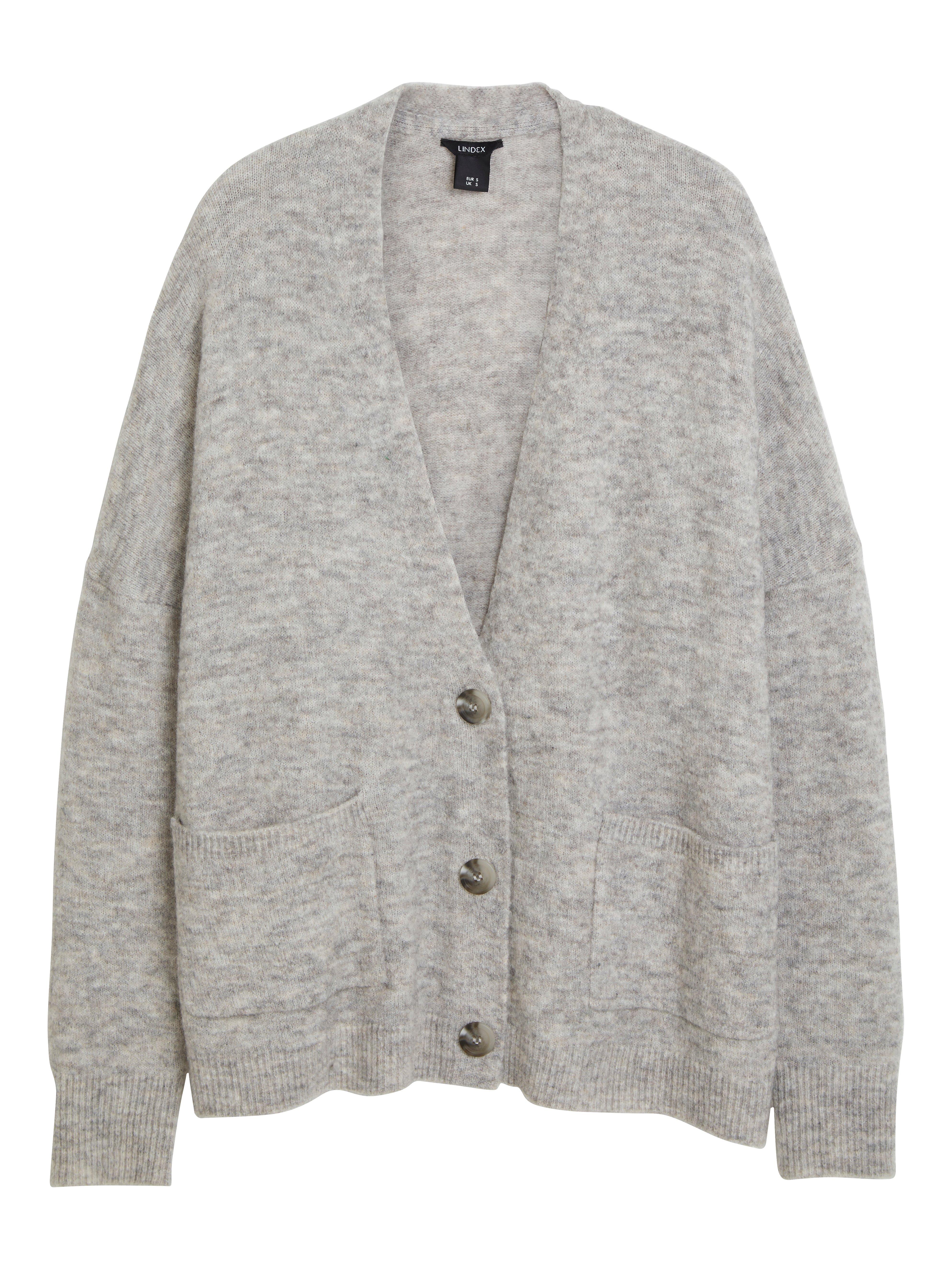 Neuletakki - Naiset - Harmaa