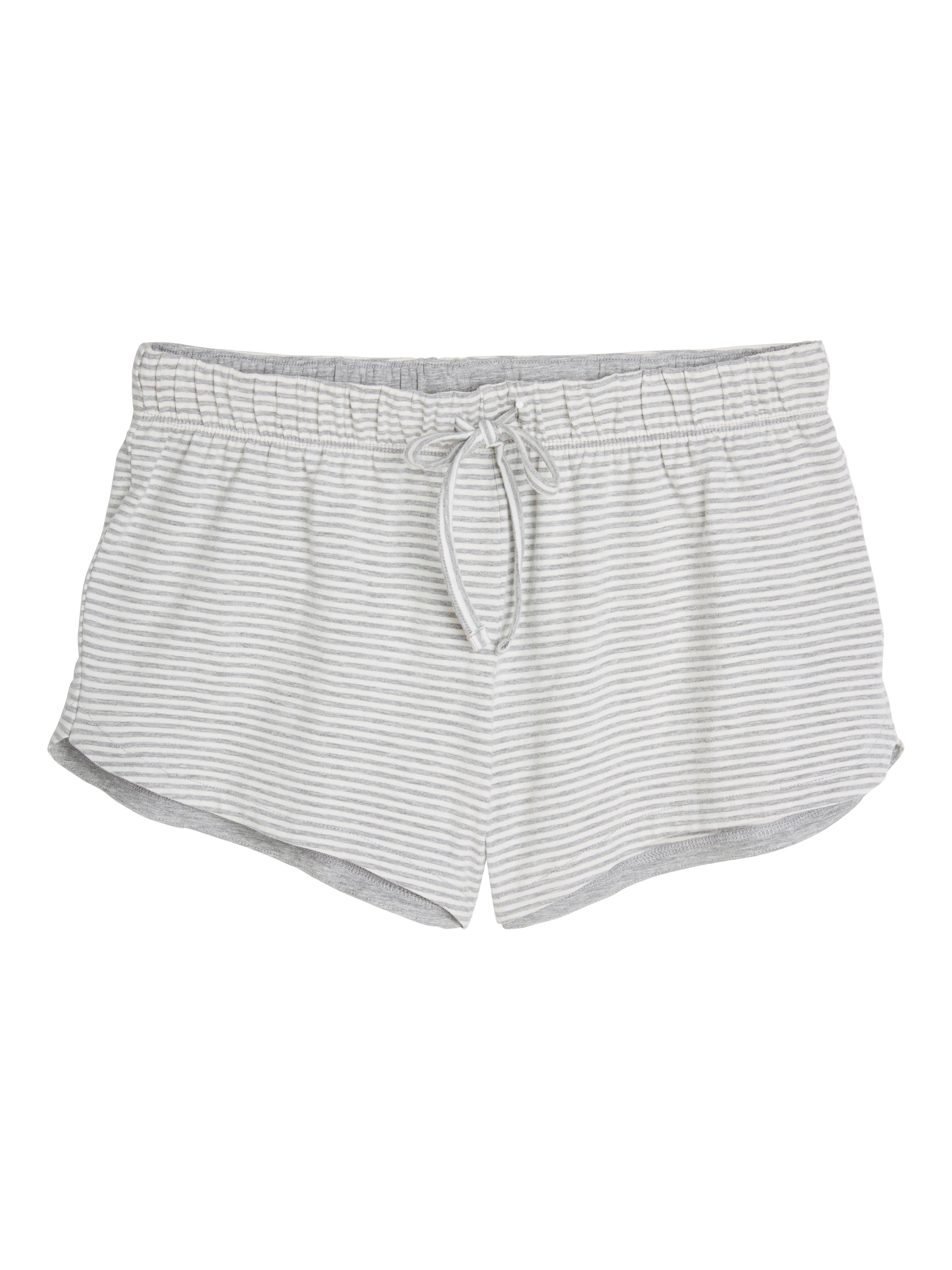 Pyžamové šortky - Spodní prádlo - Šedá