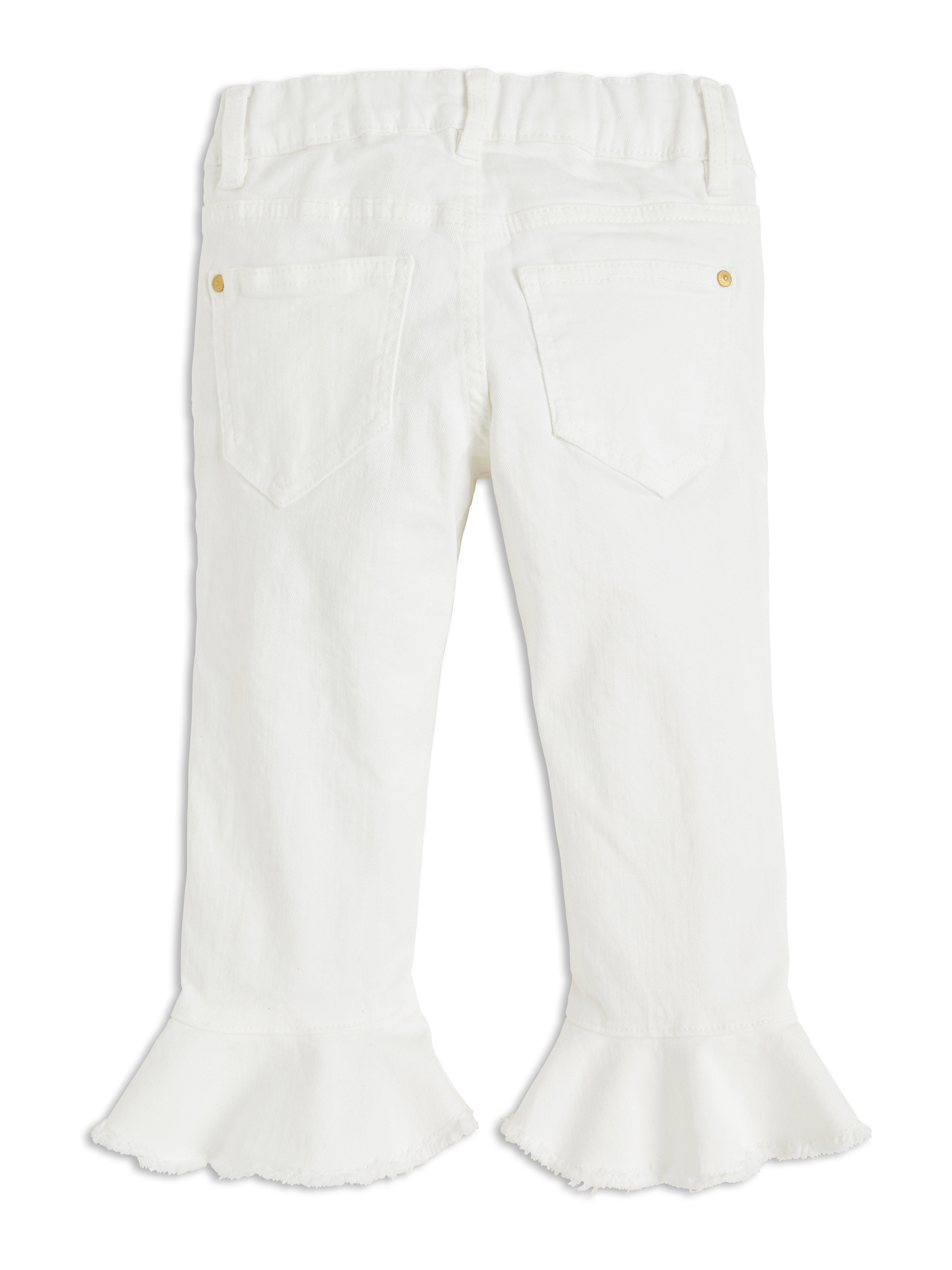 Capri Trousers - Kids Wear - White