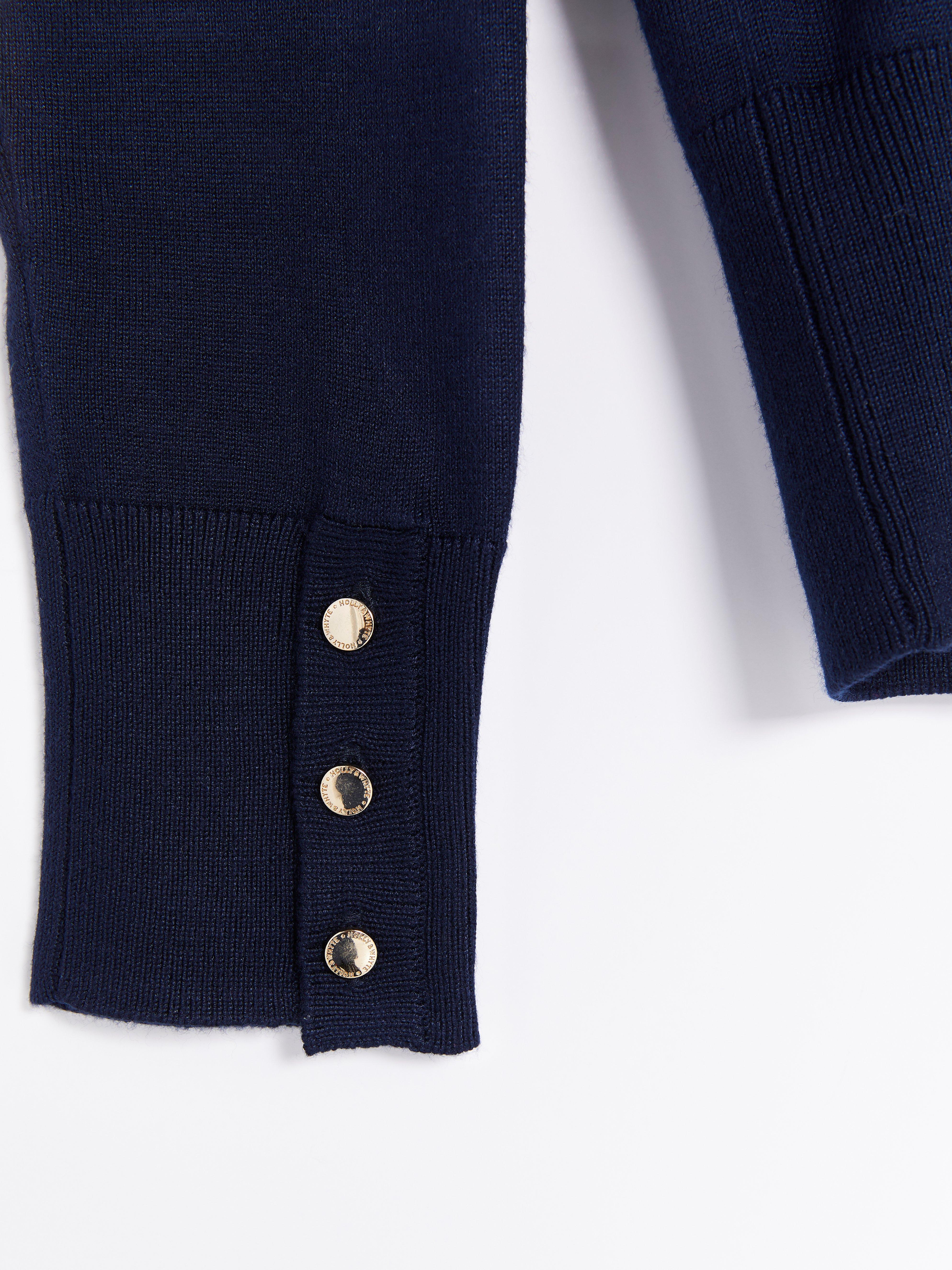 Turtle Neck Sweater - Womens Wear - Blue