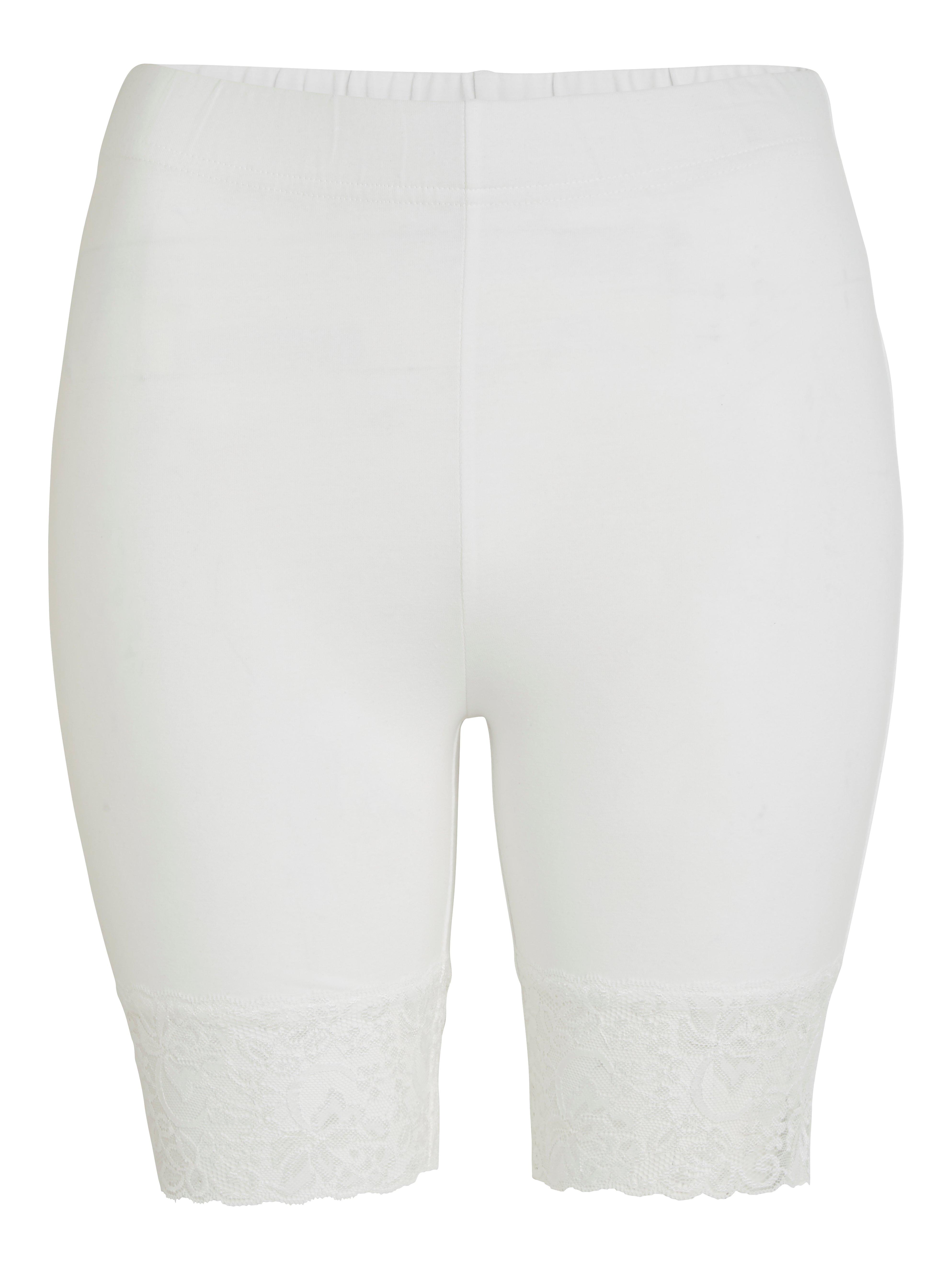 Leggings - Dame - Hvit