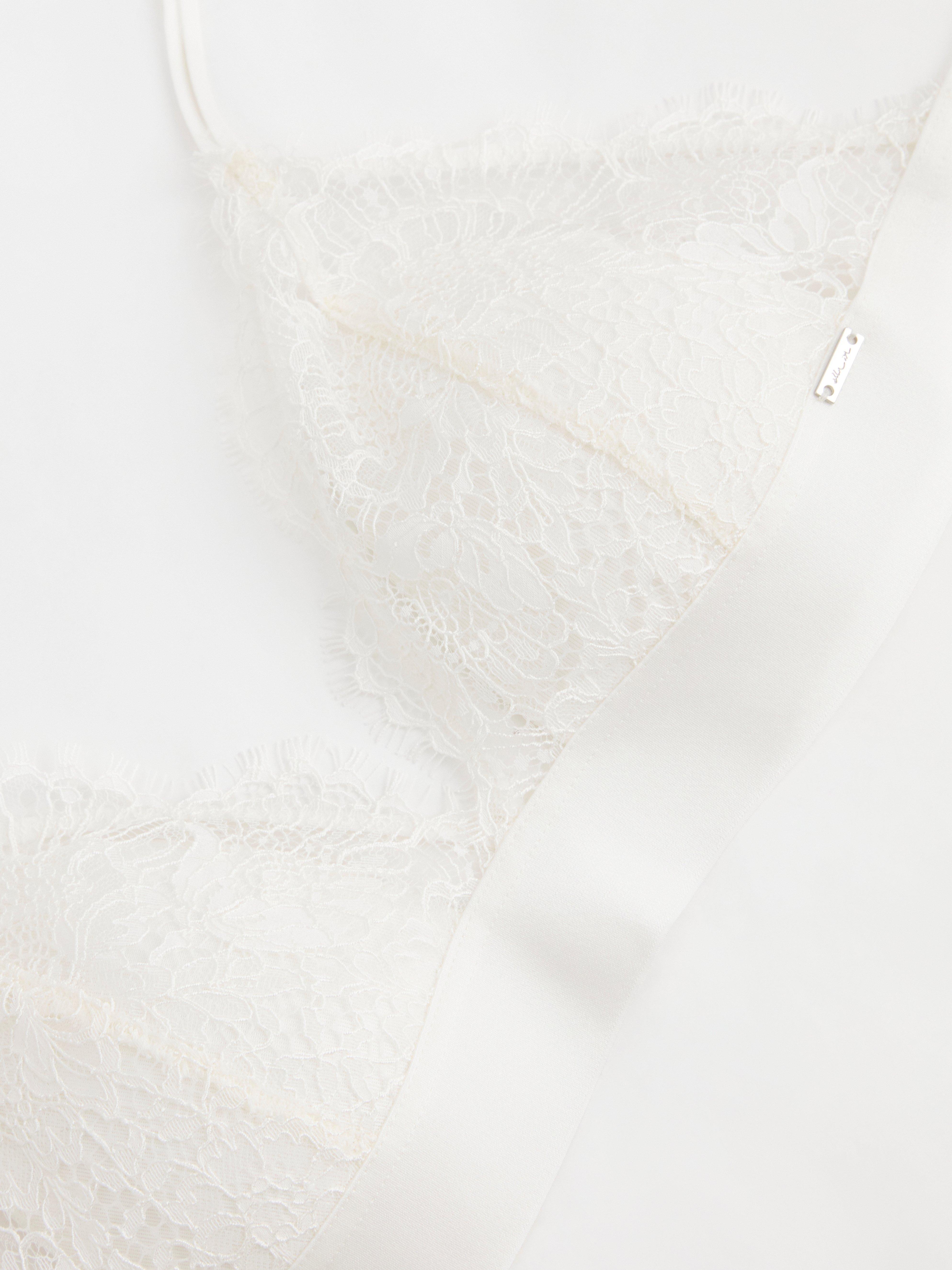 Rintaliivit ilman toppauksia (bralette) - Alusvaatteet - Valkoinen