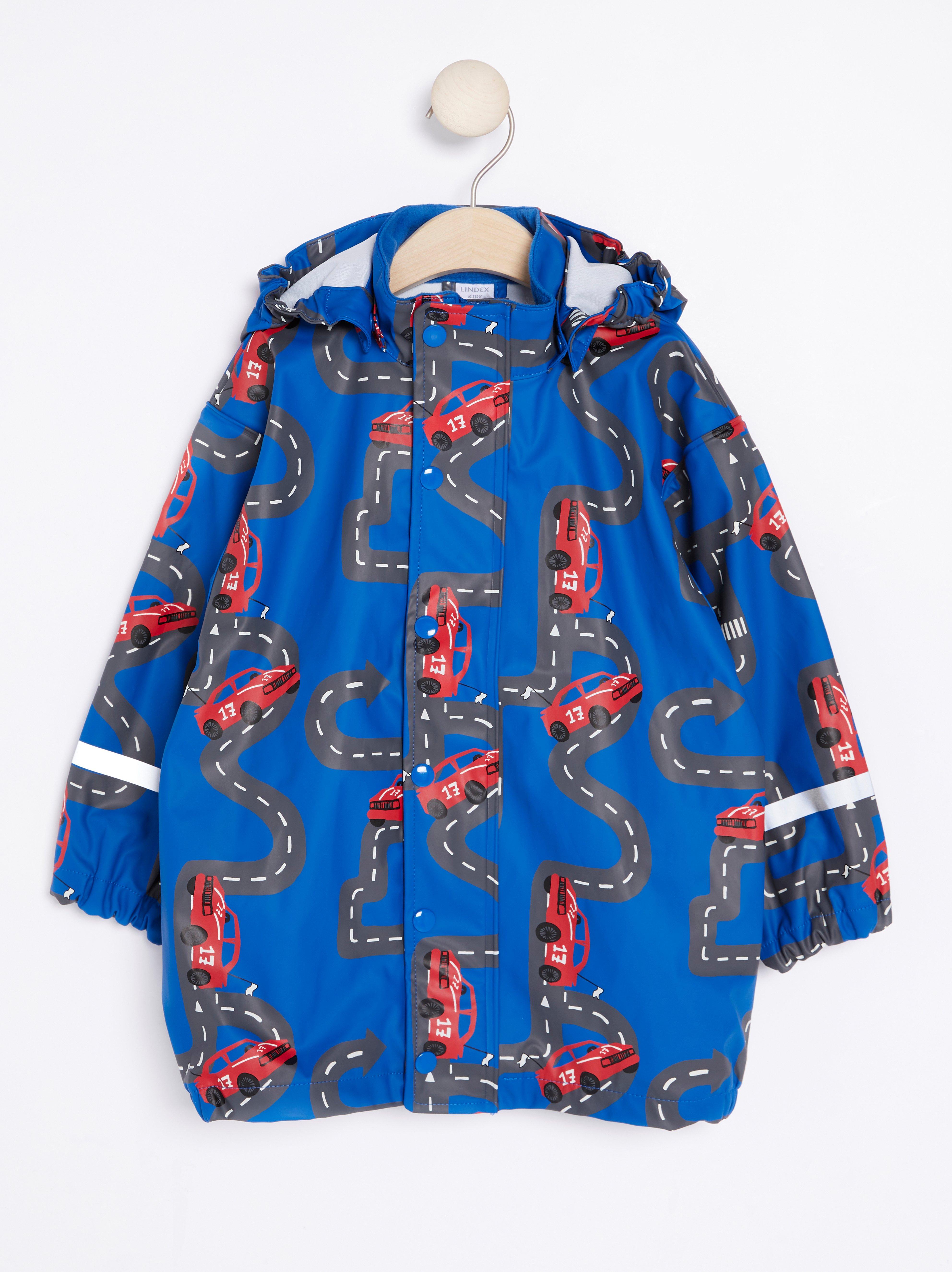 Regnjacka - Barn - Blå