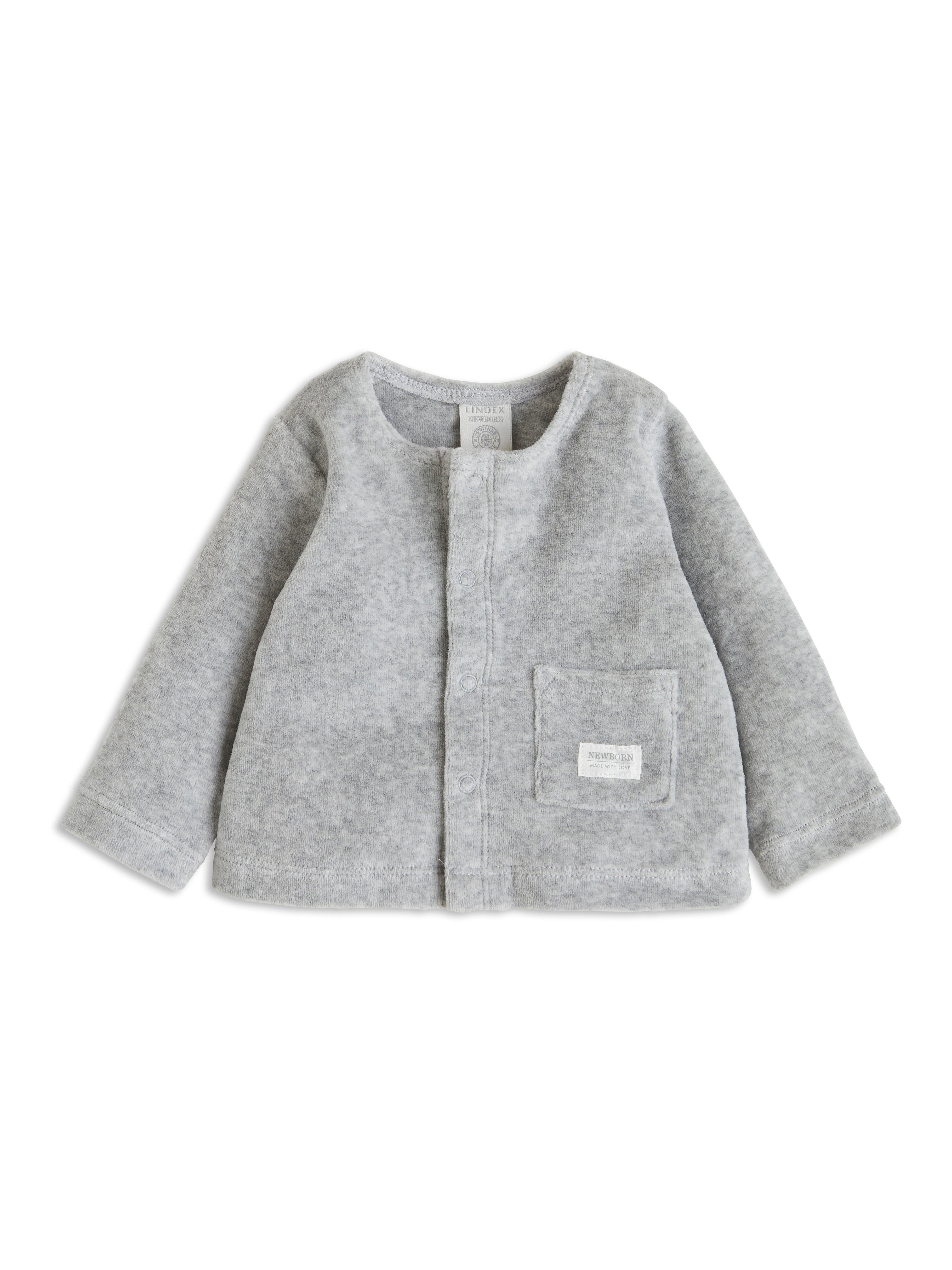 Cardigan - Barn - Grå