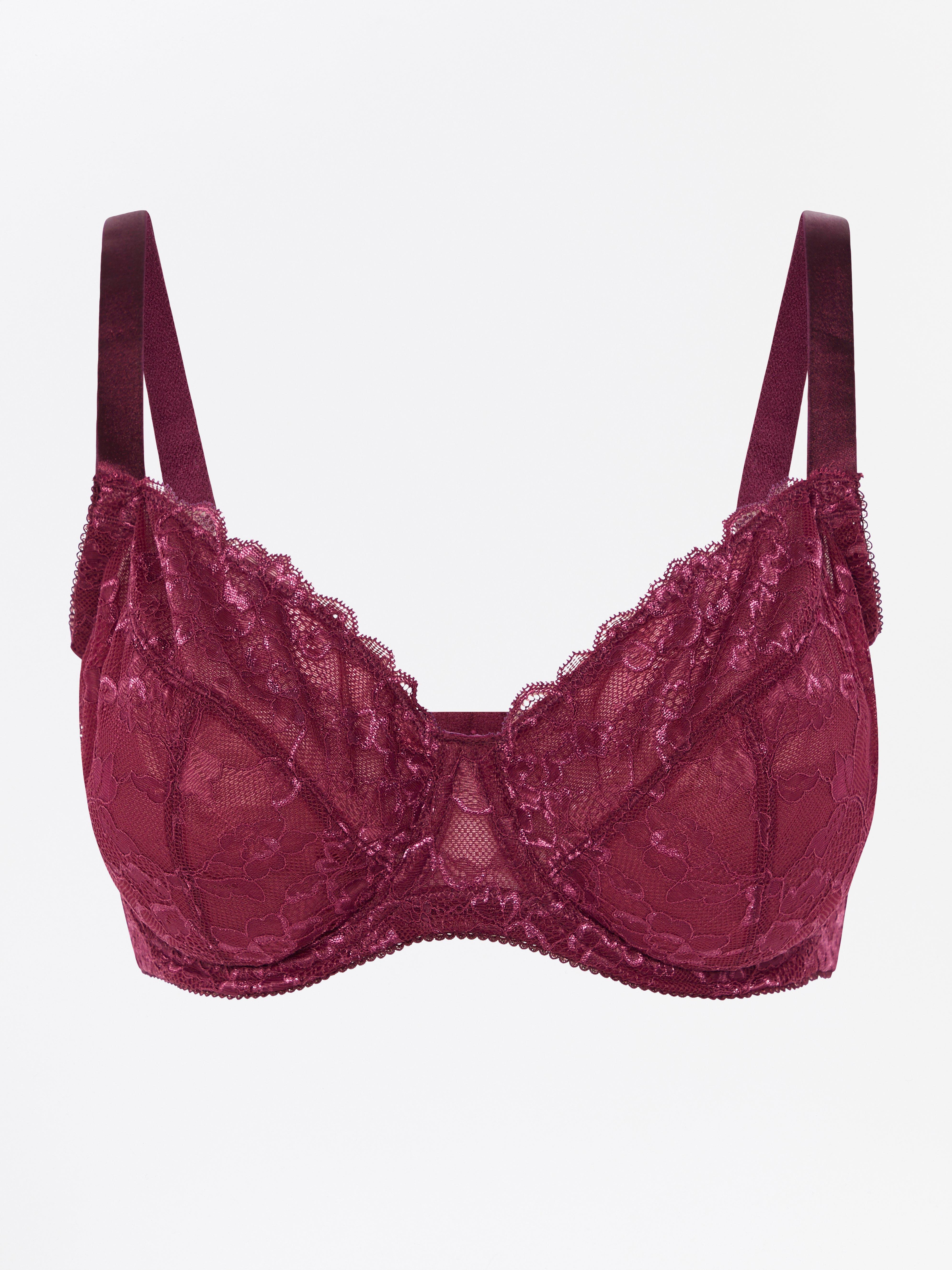 Aster Wire Bra - Lingerie - Red