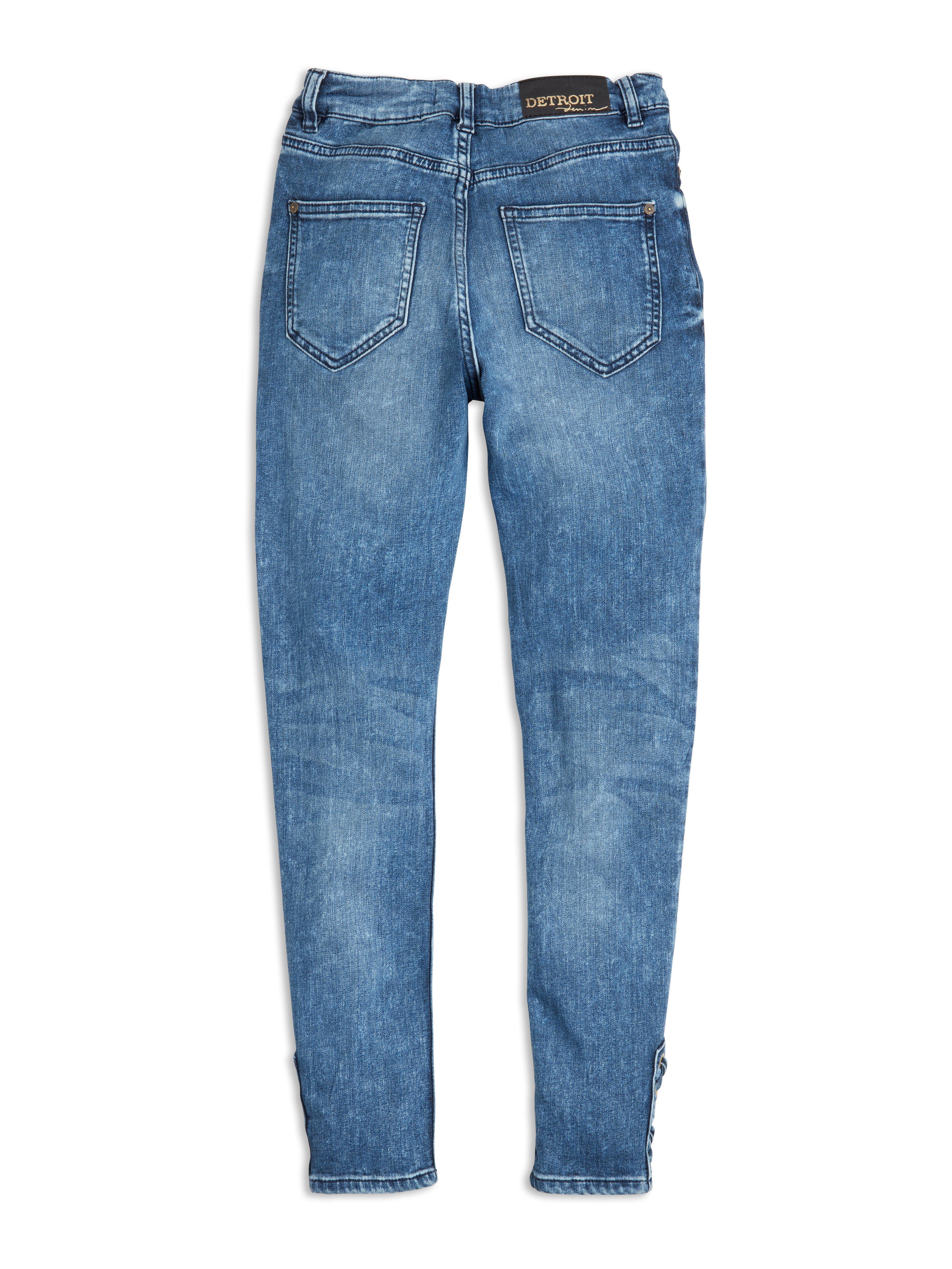 slim cropped jeans