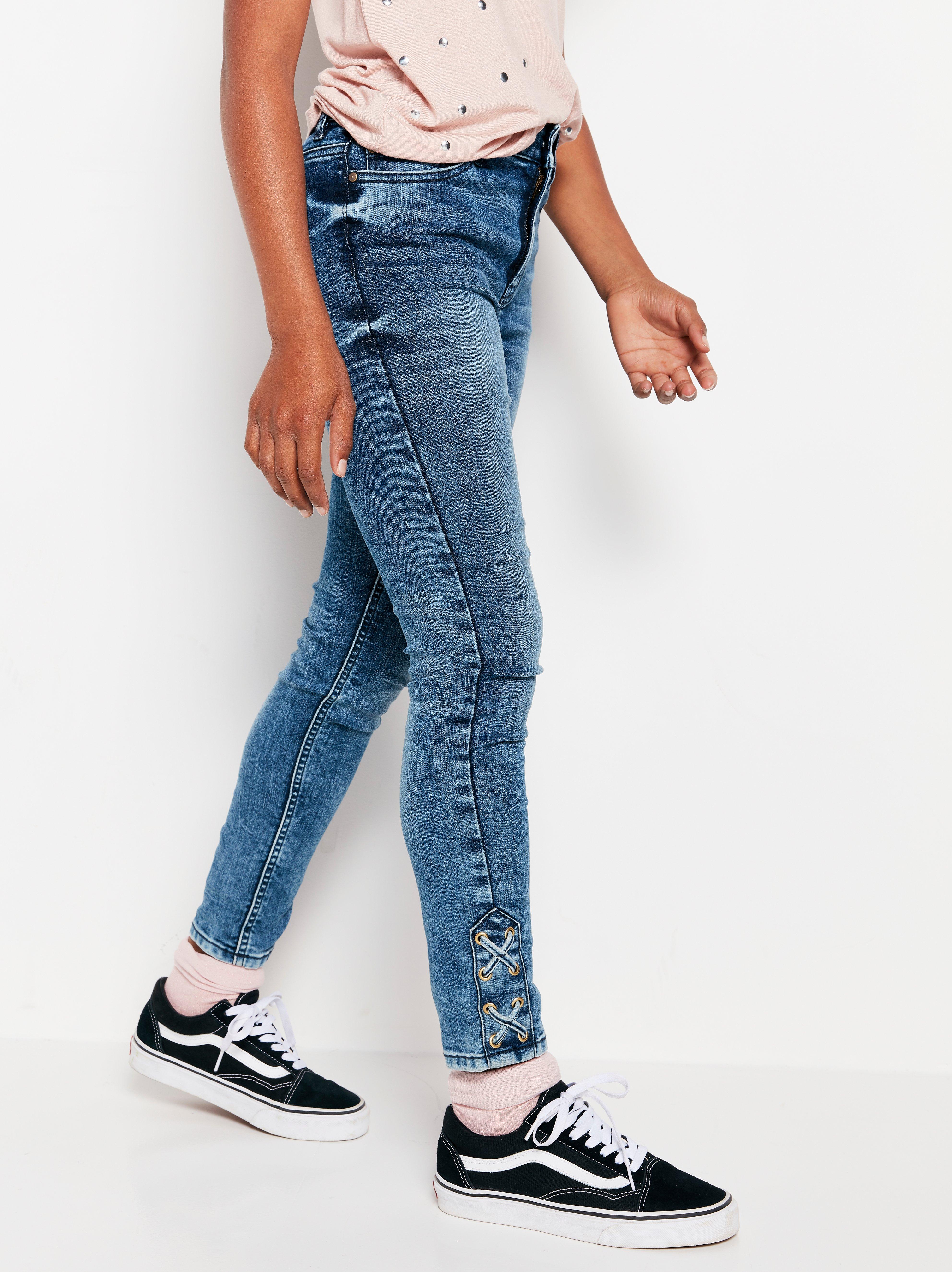 slim cropped jeans