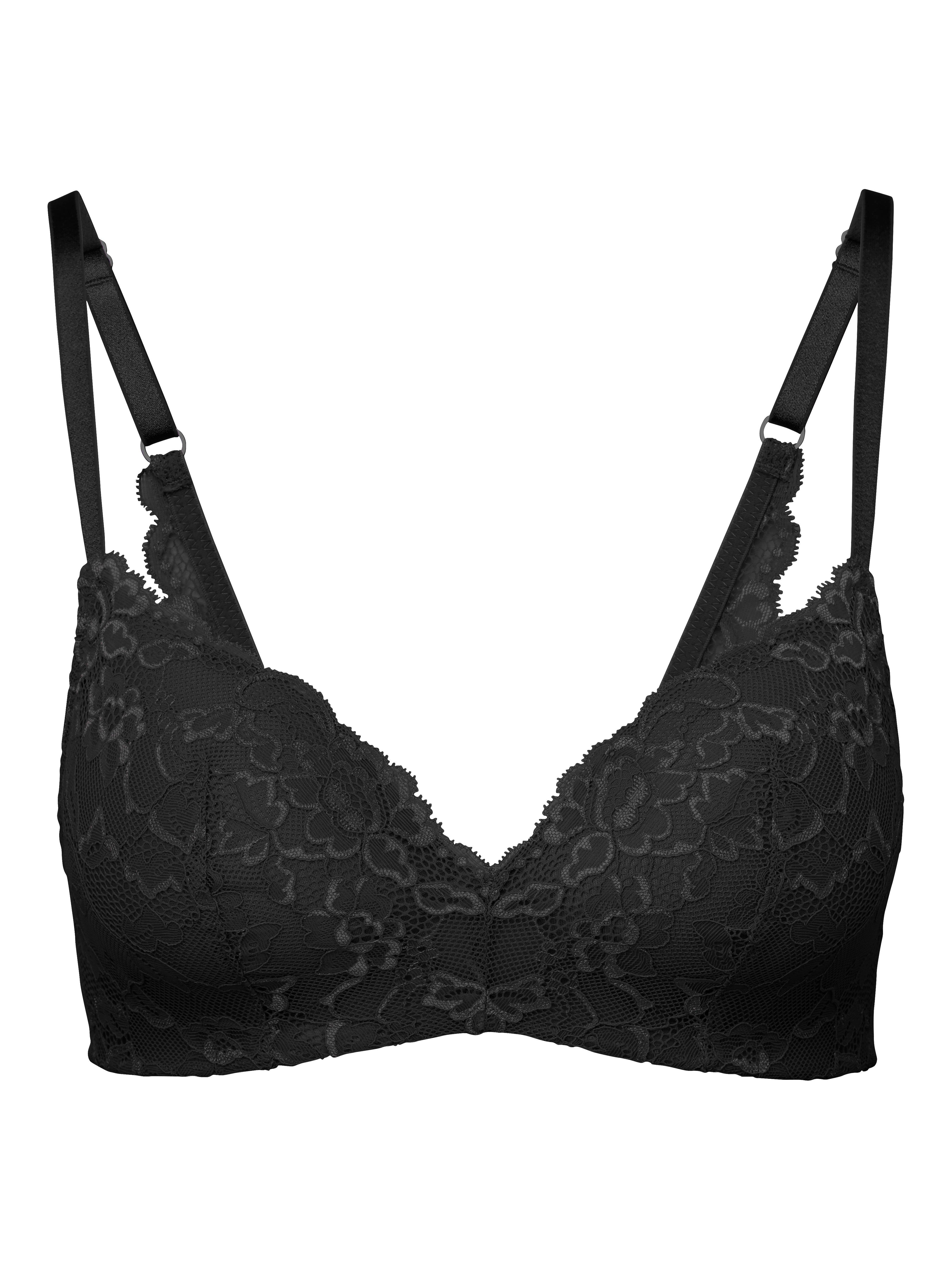 Flora Wirefree Bra - Lingerie - Black