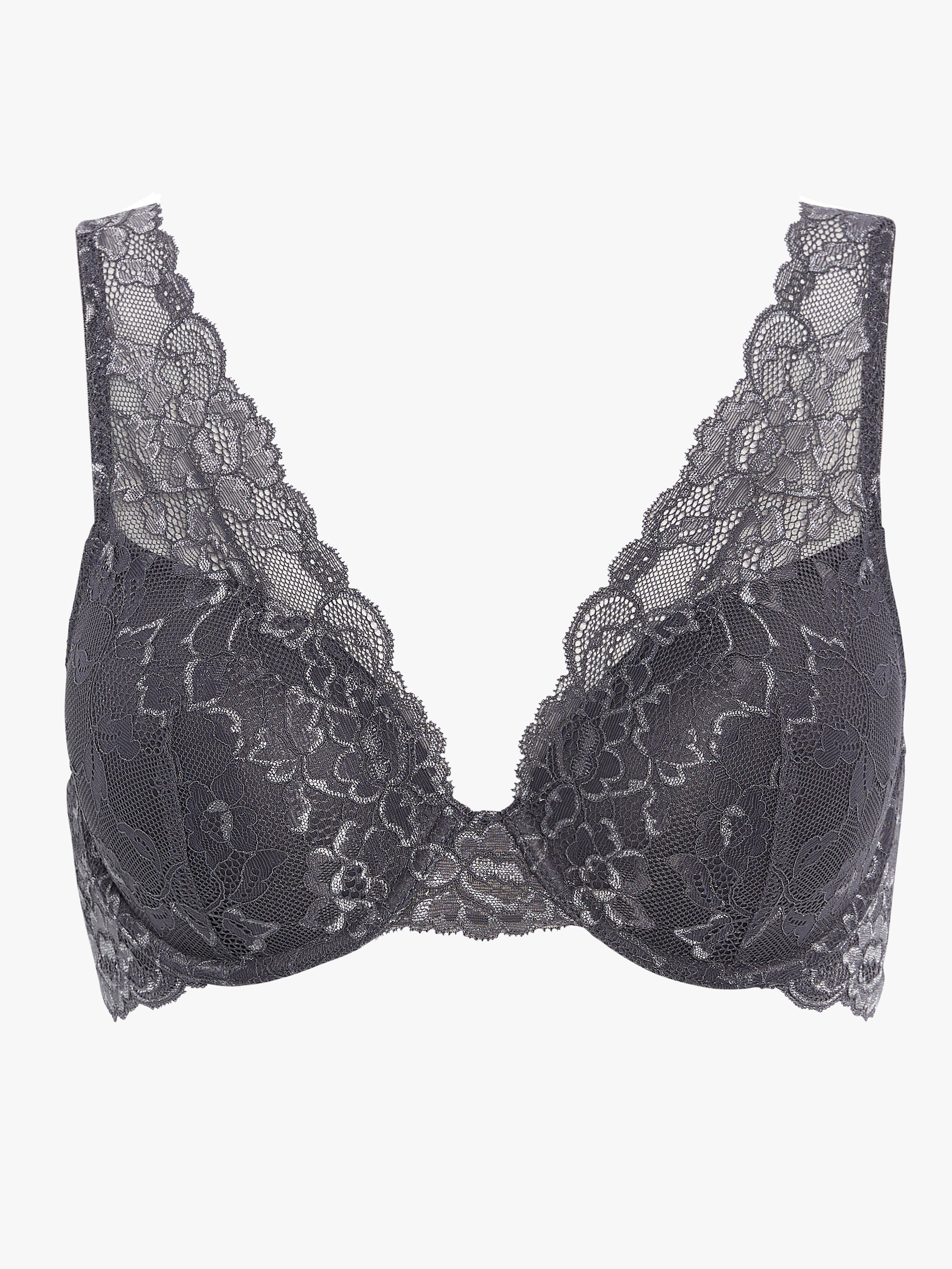 Lilja T-shirt Bra - Lingerie - Grey