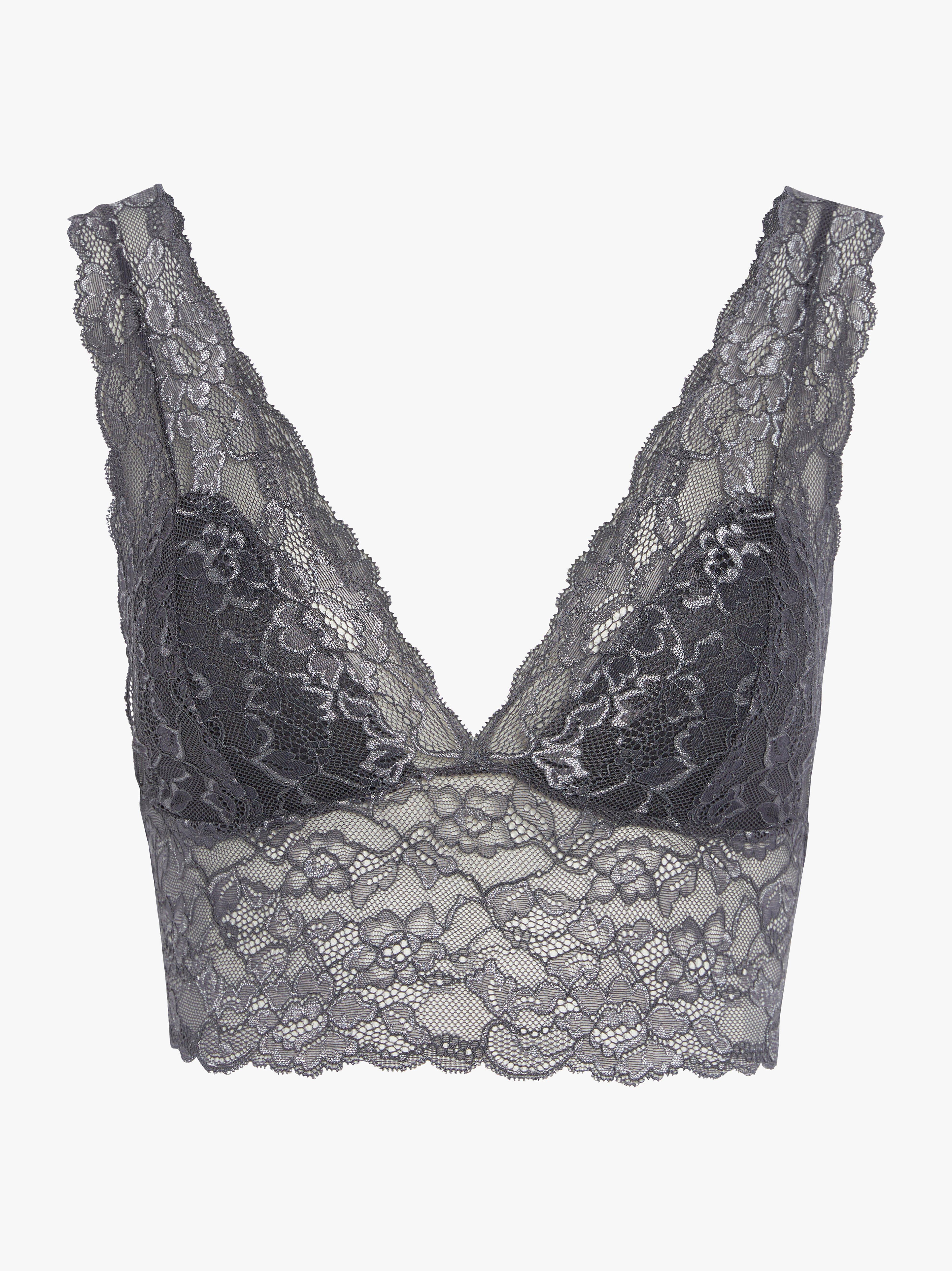 Bralette podprsenka - Spodní prádlo - Šedá