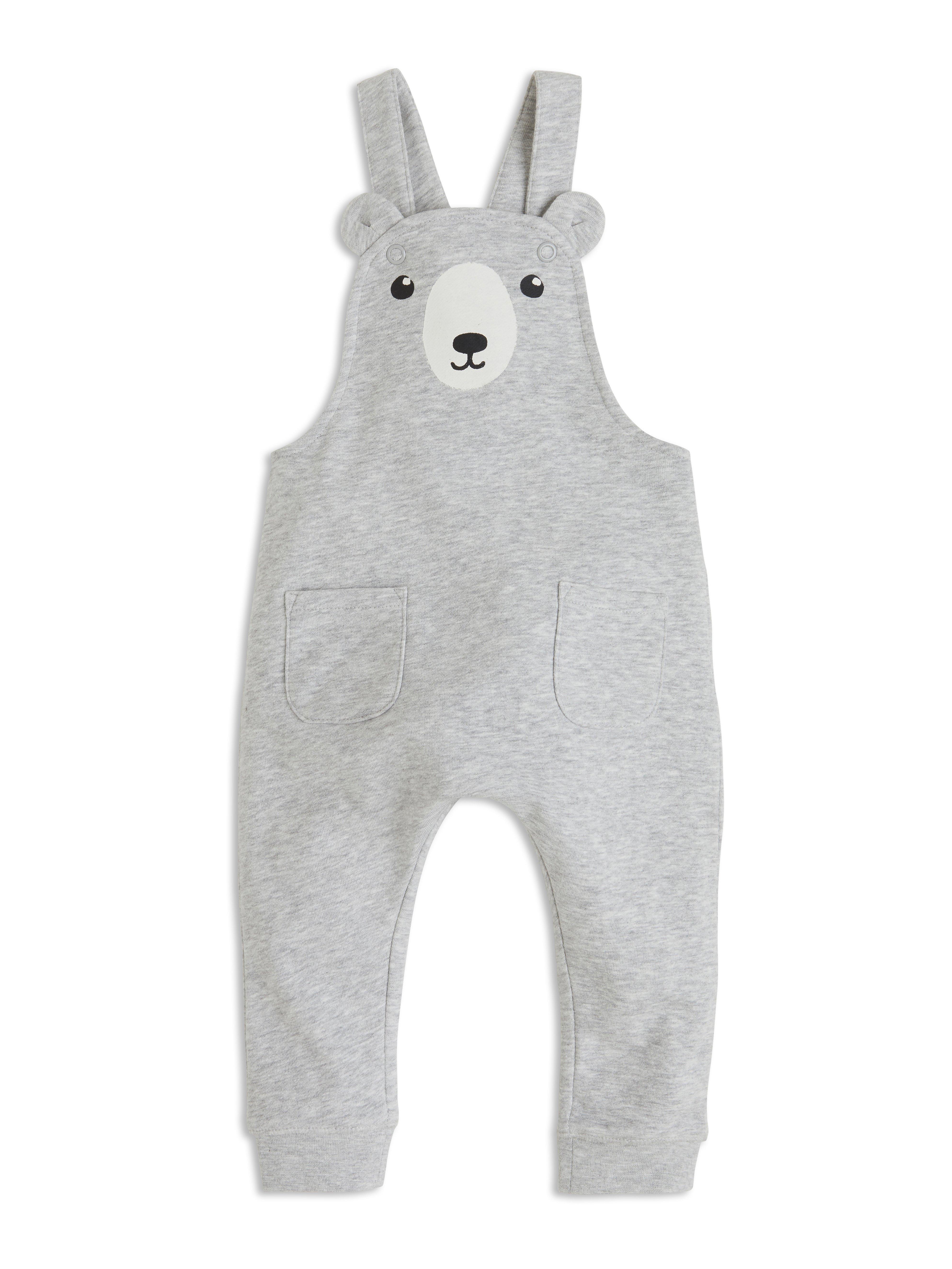 Bib Trousers - Kids Wear - Grey