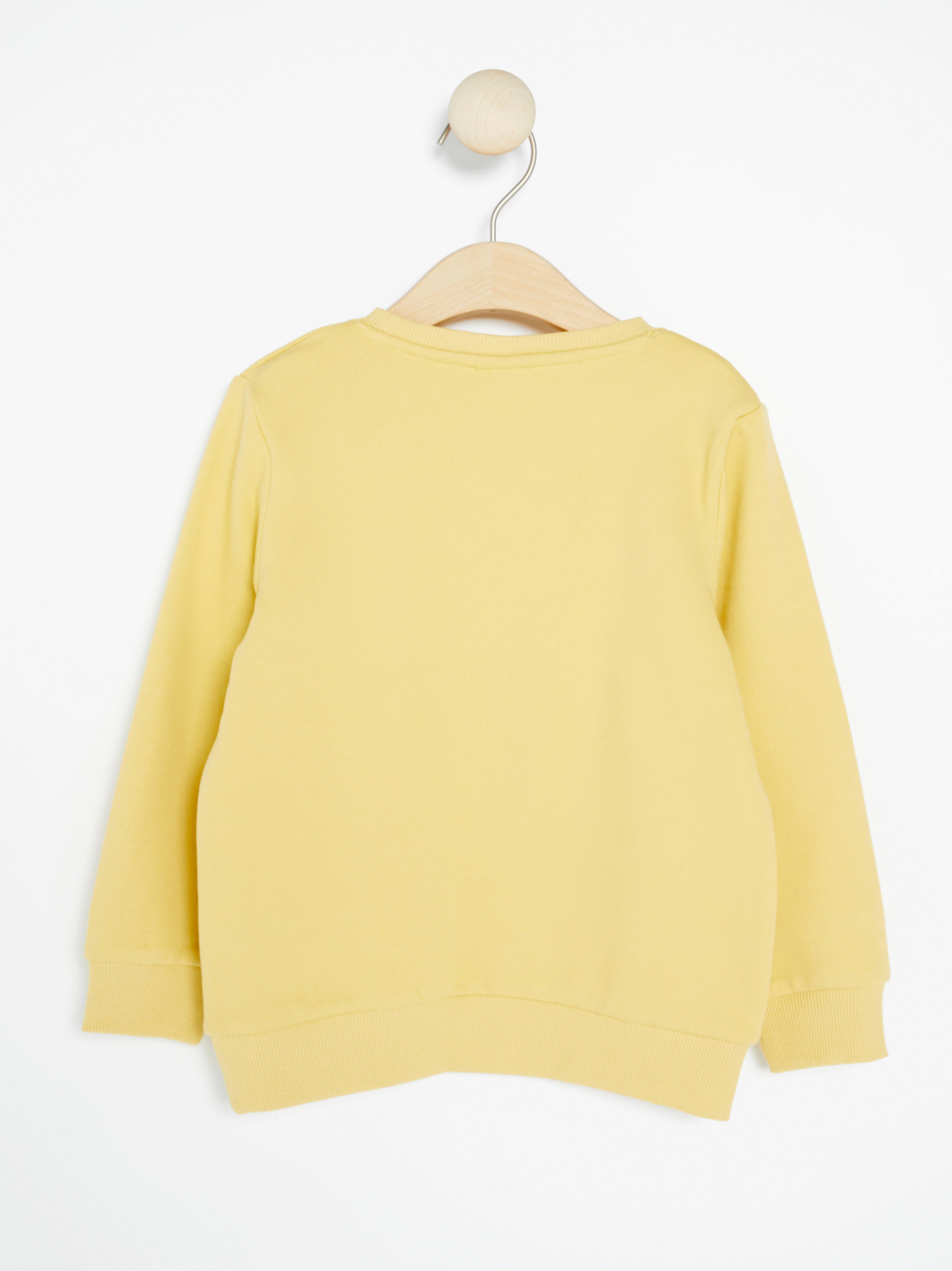 Sweatshirt - Barn - Gul