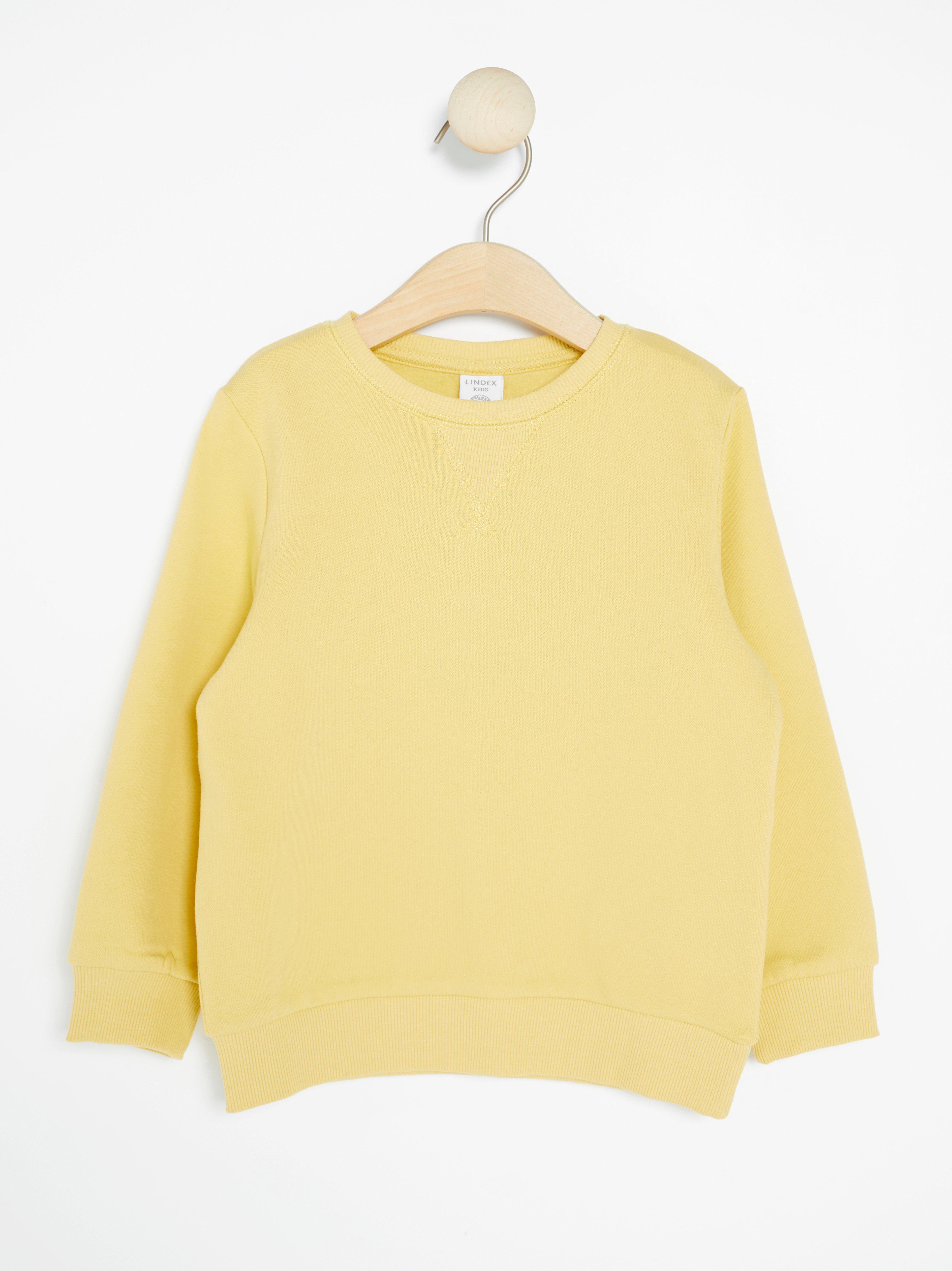 Sweatshirt - Barn - Gul