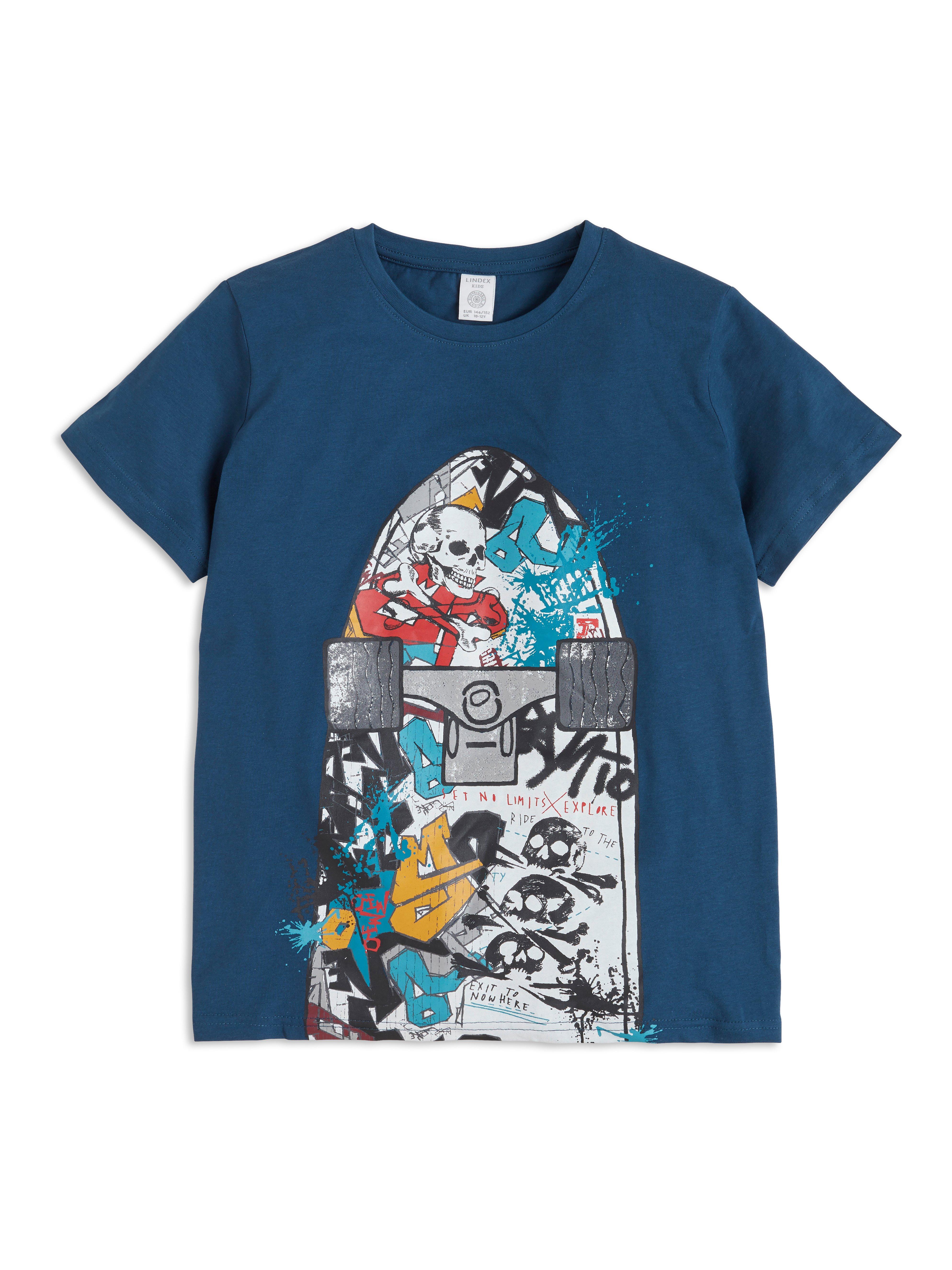 T-shirt - Barn - Blå