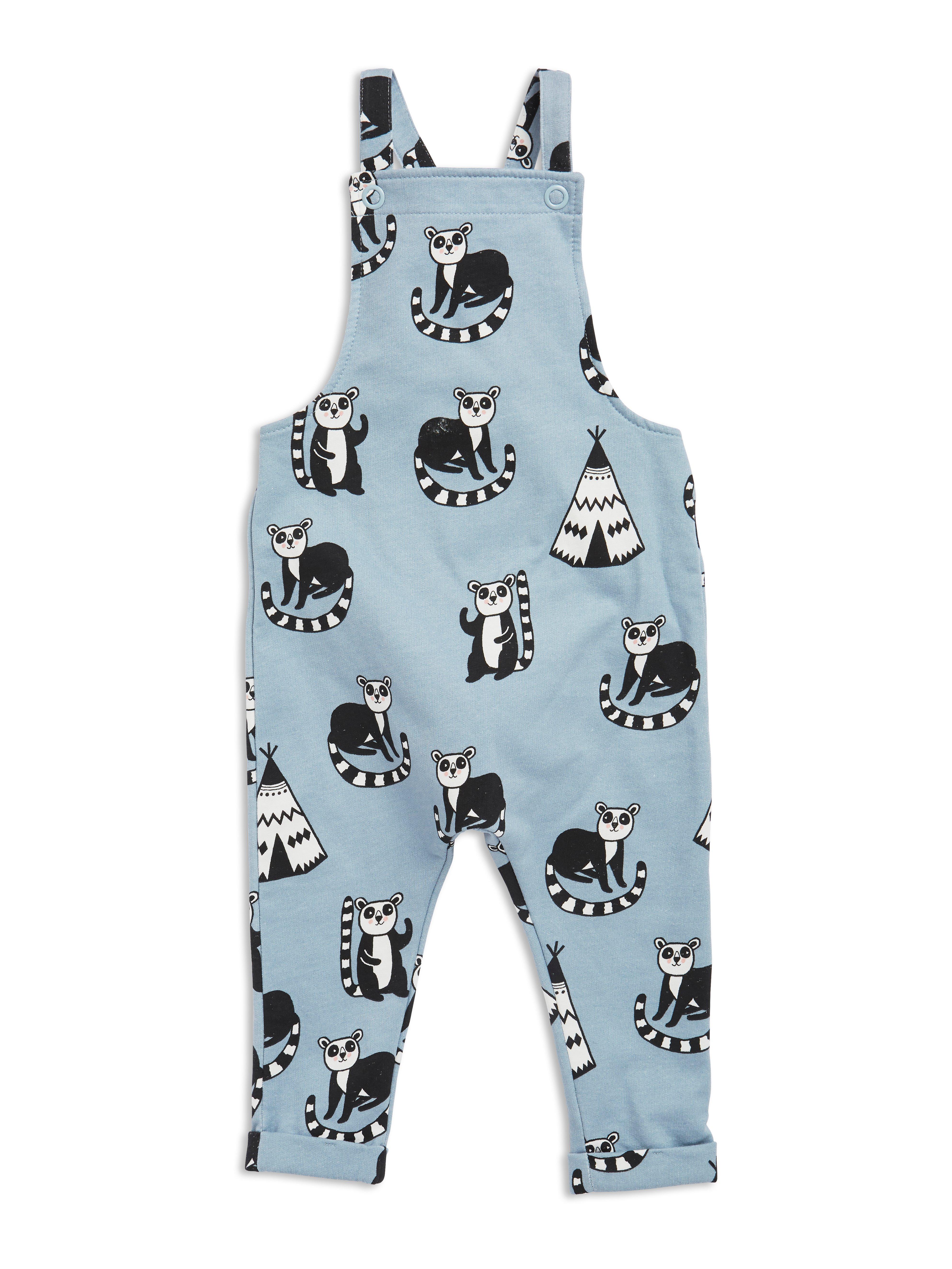 Hängslebyxor - Barn - Blå