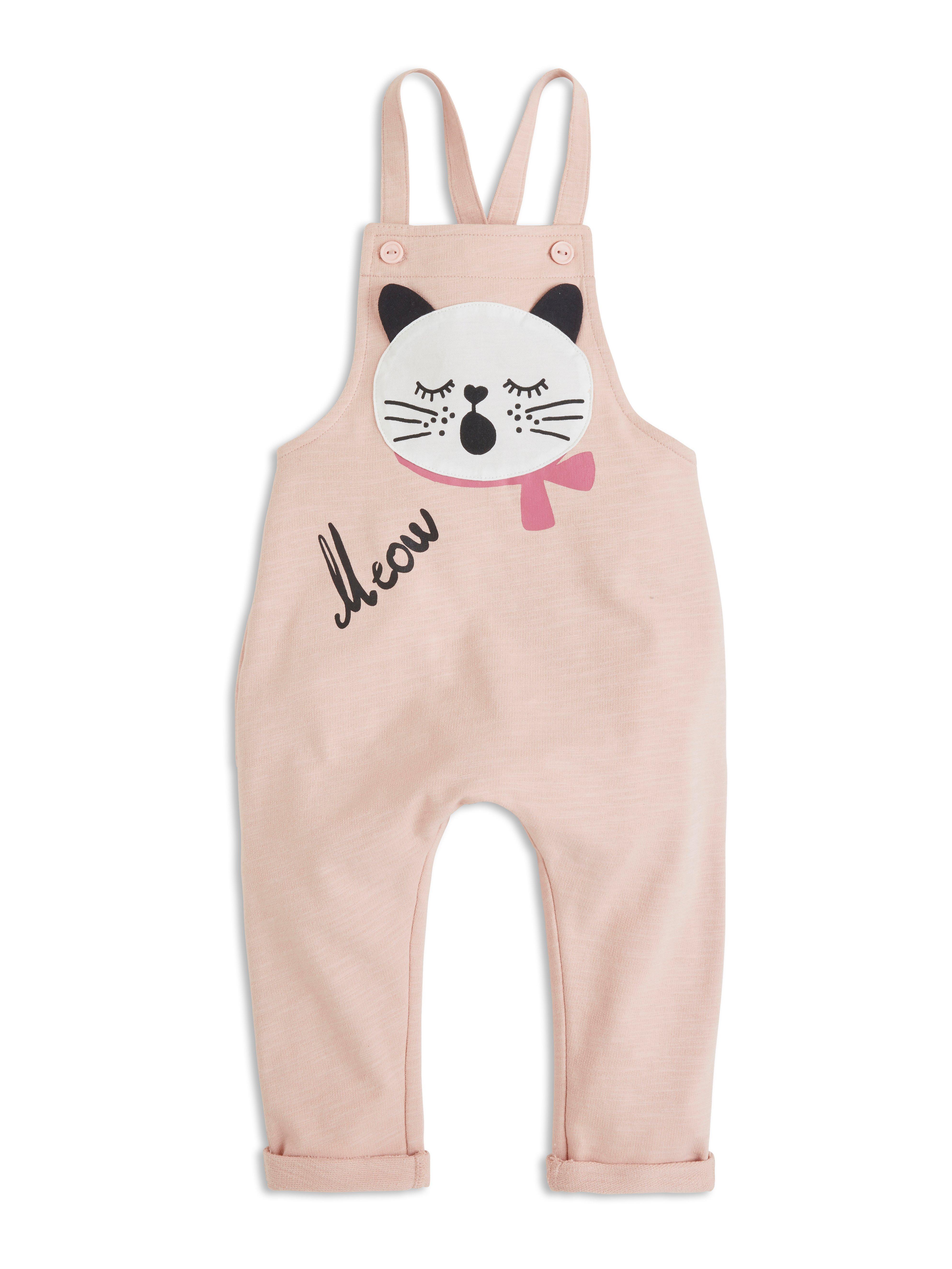 Hängslebyxor - Barn - Rosa