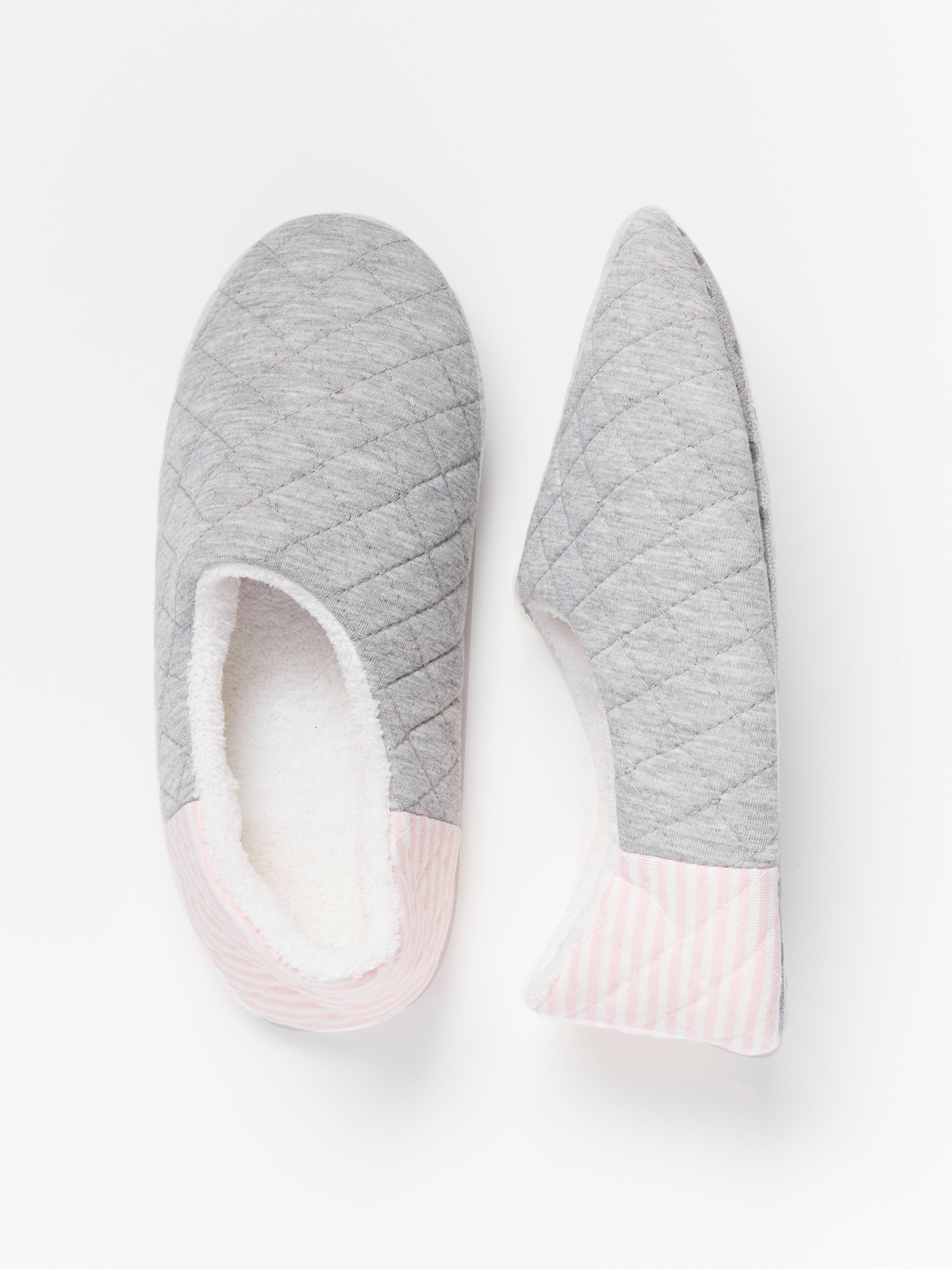 quilted slippers