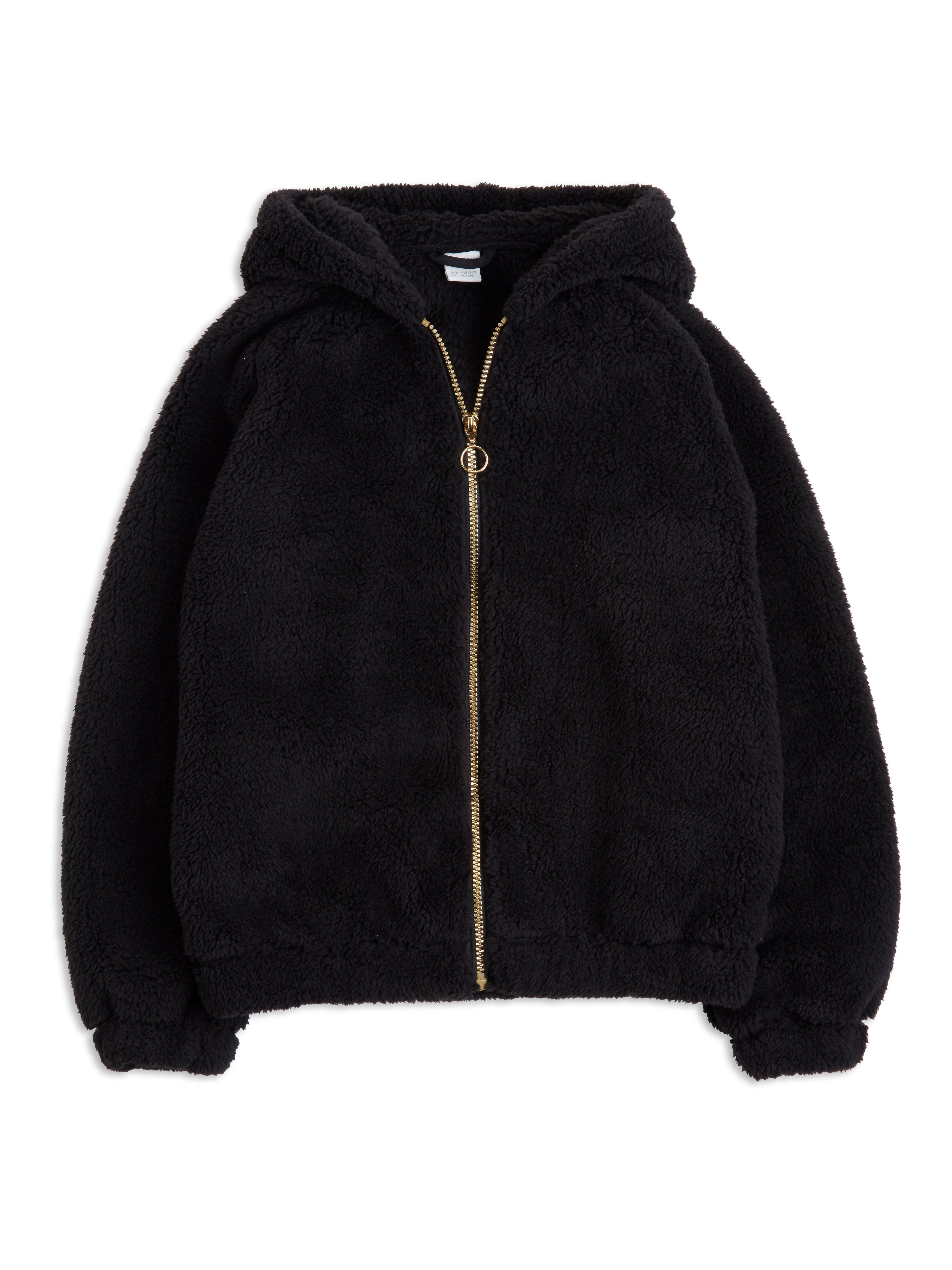 Hooded Jacket - Kids Wear - Black