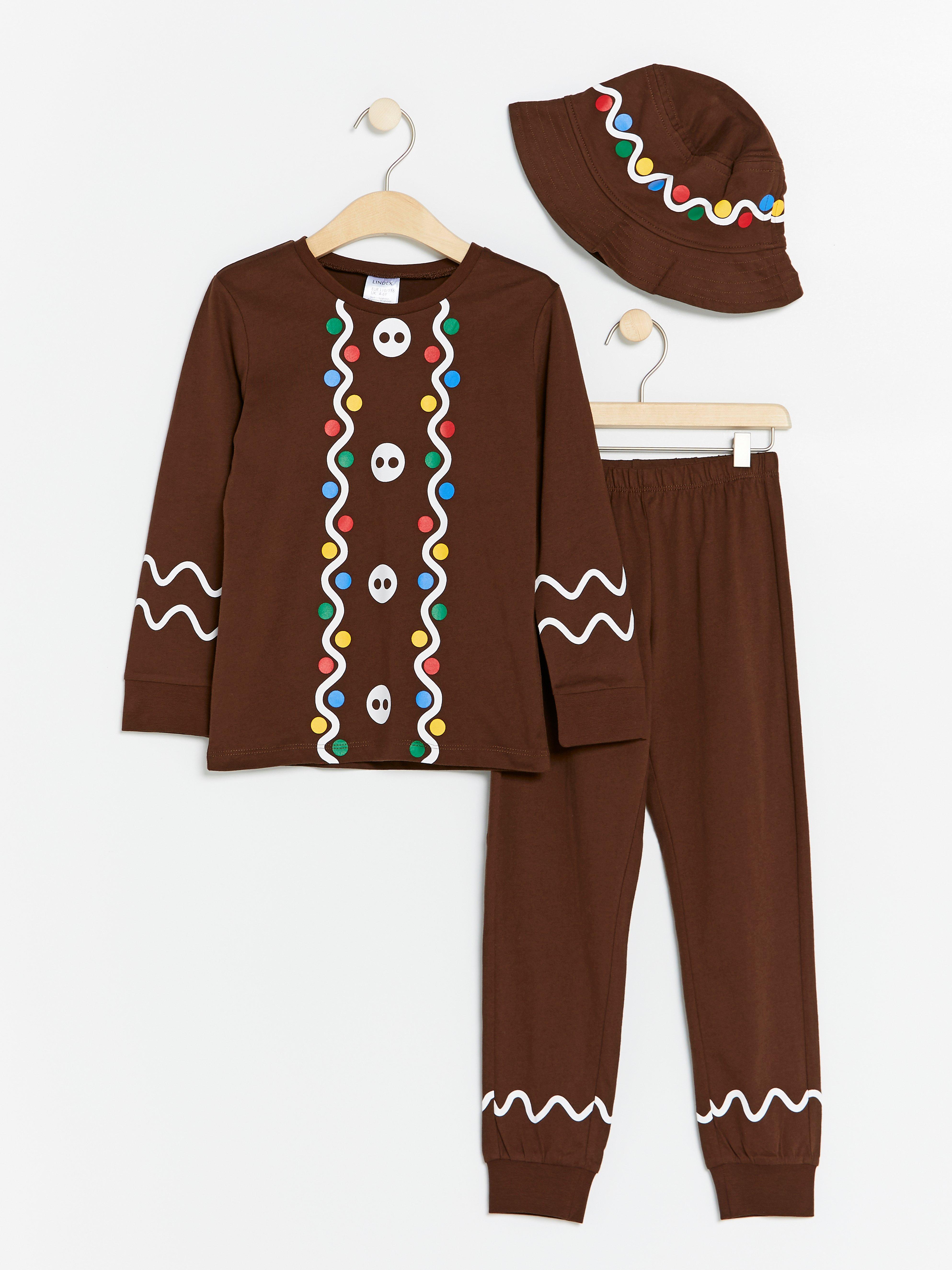 Pepparkaksdräkt - Barn - Brun