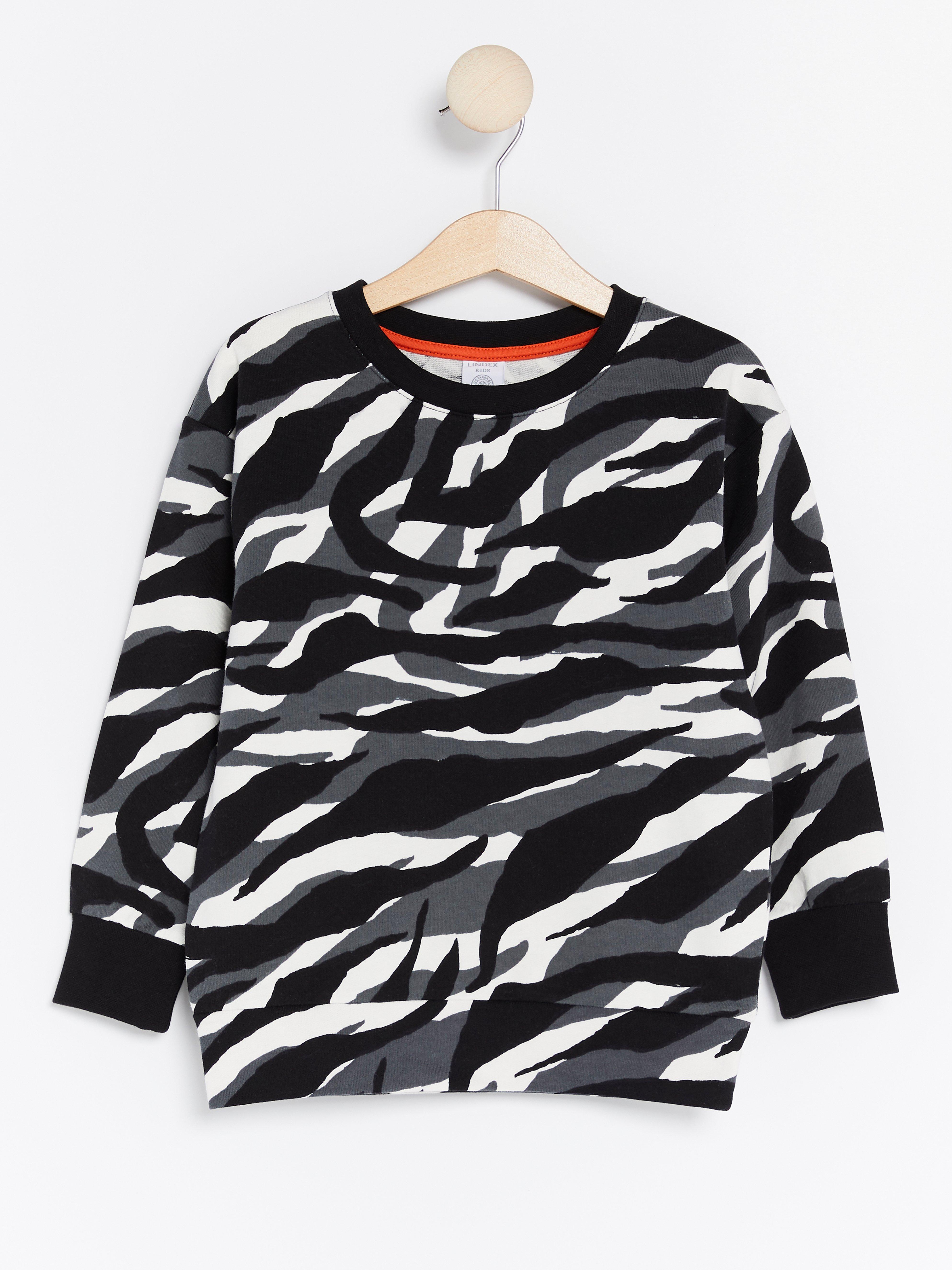 Sweatshirt - Barn - Vit