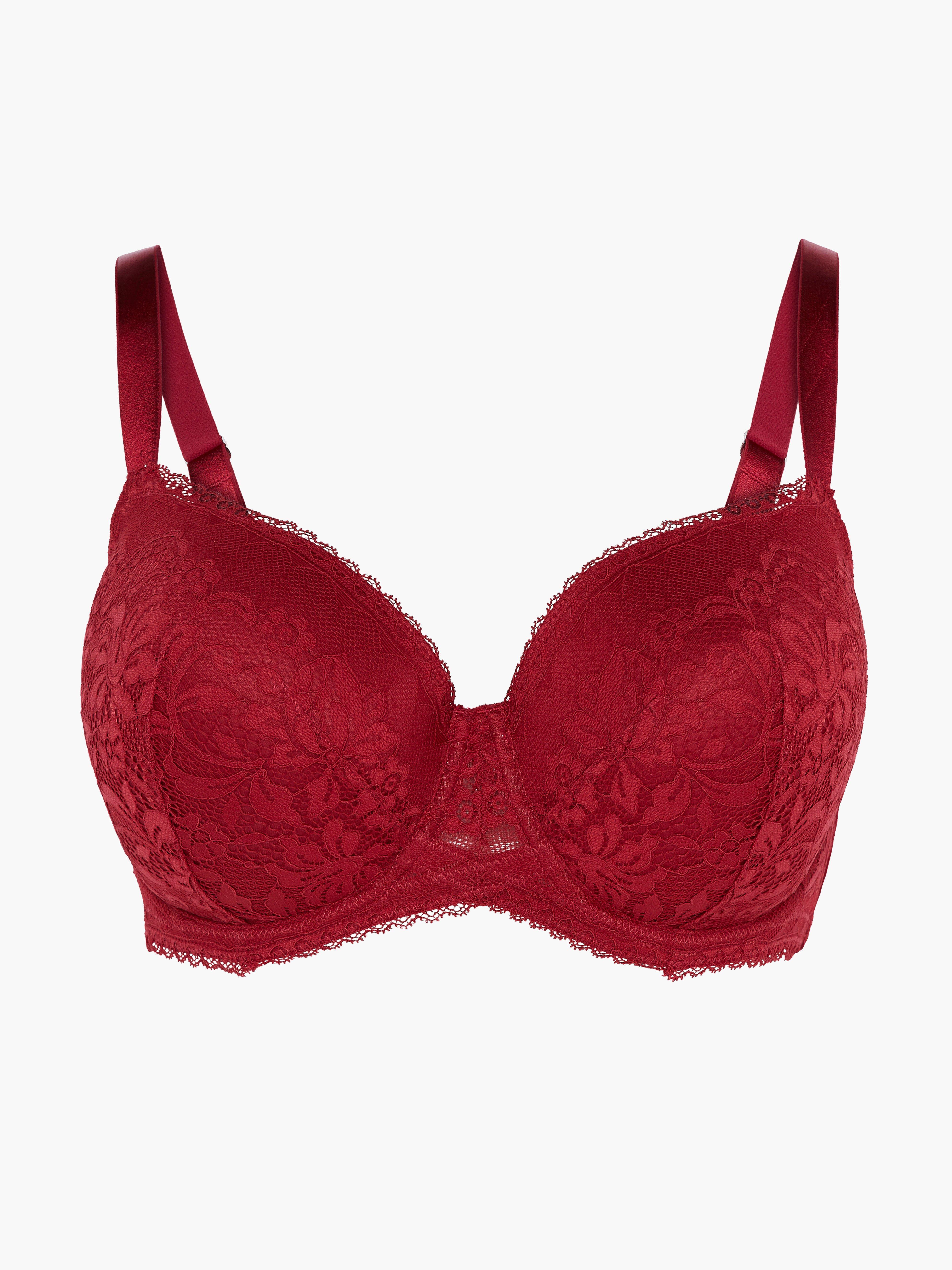 Akleja balconette-bh - Underkläder - Röd